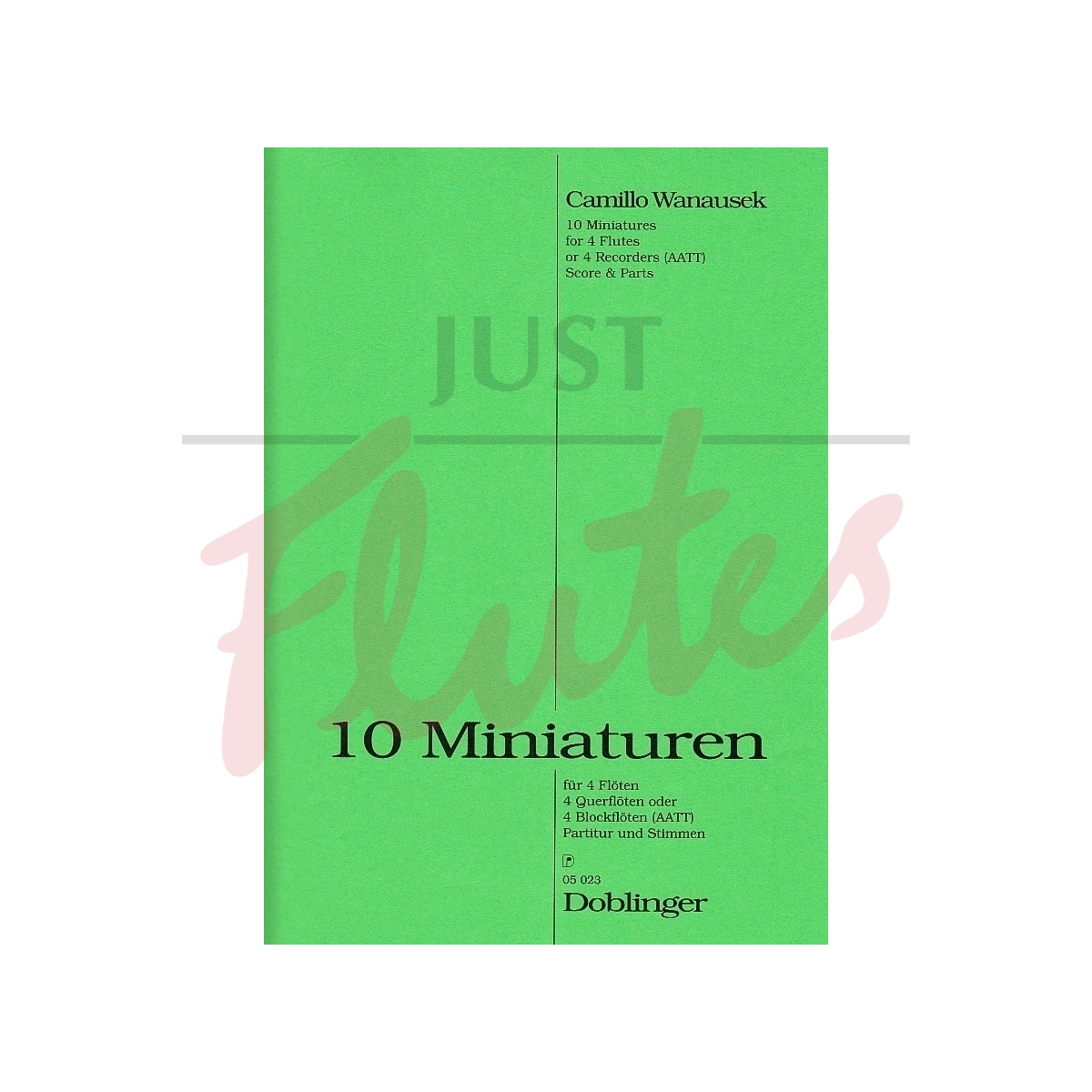 10 Miniatures for Four Flutes