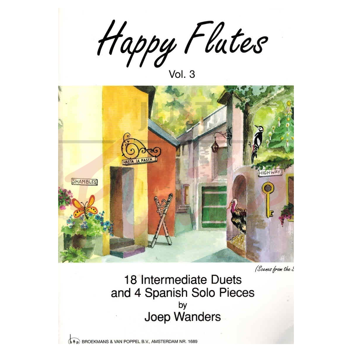Happy Flutes Vol 3 (18 duets/ 4 solos)