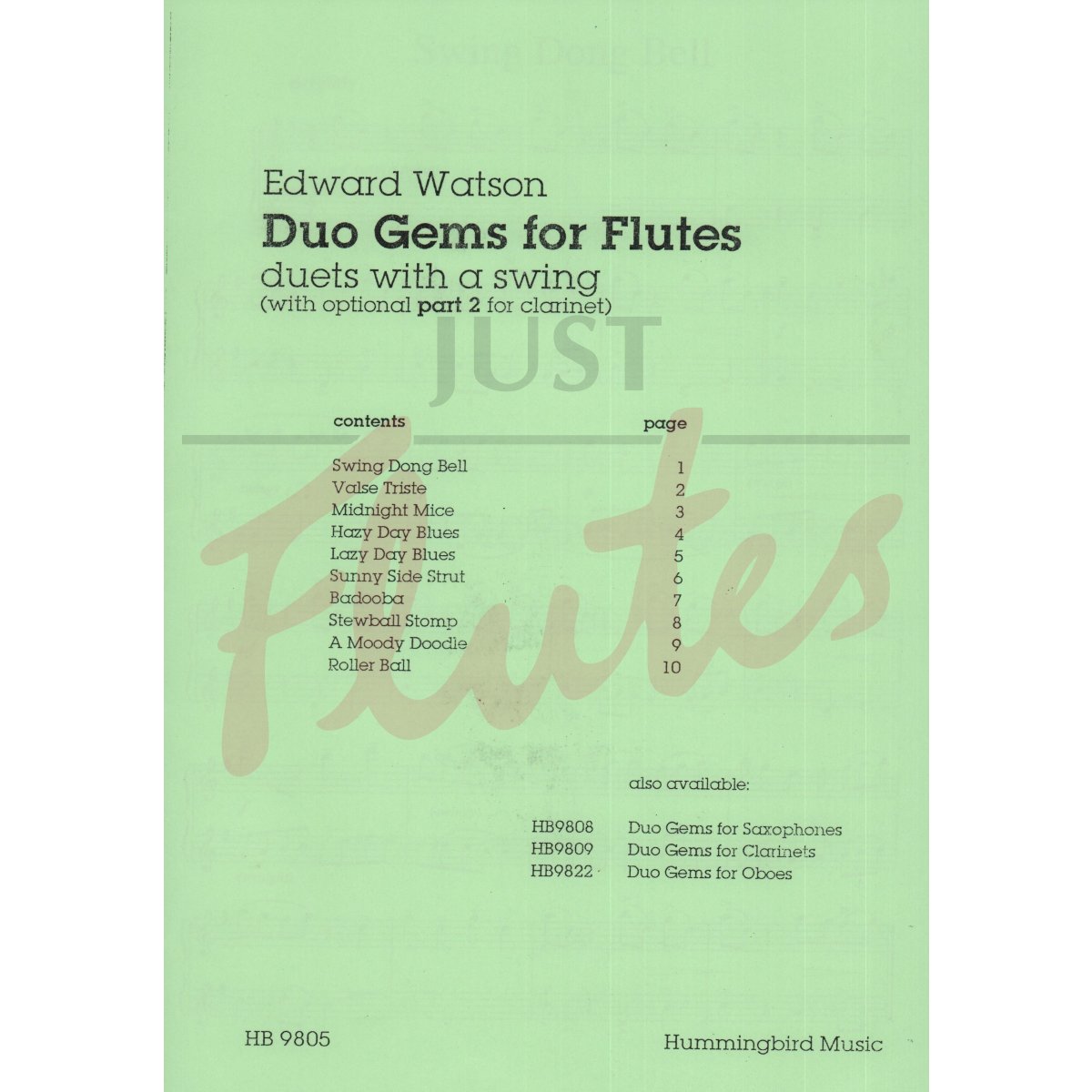 Duo Gems (Duets With a Swing) for Two Flutes