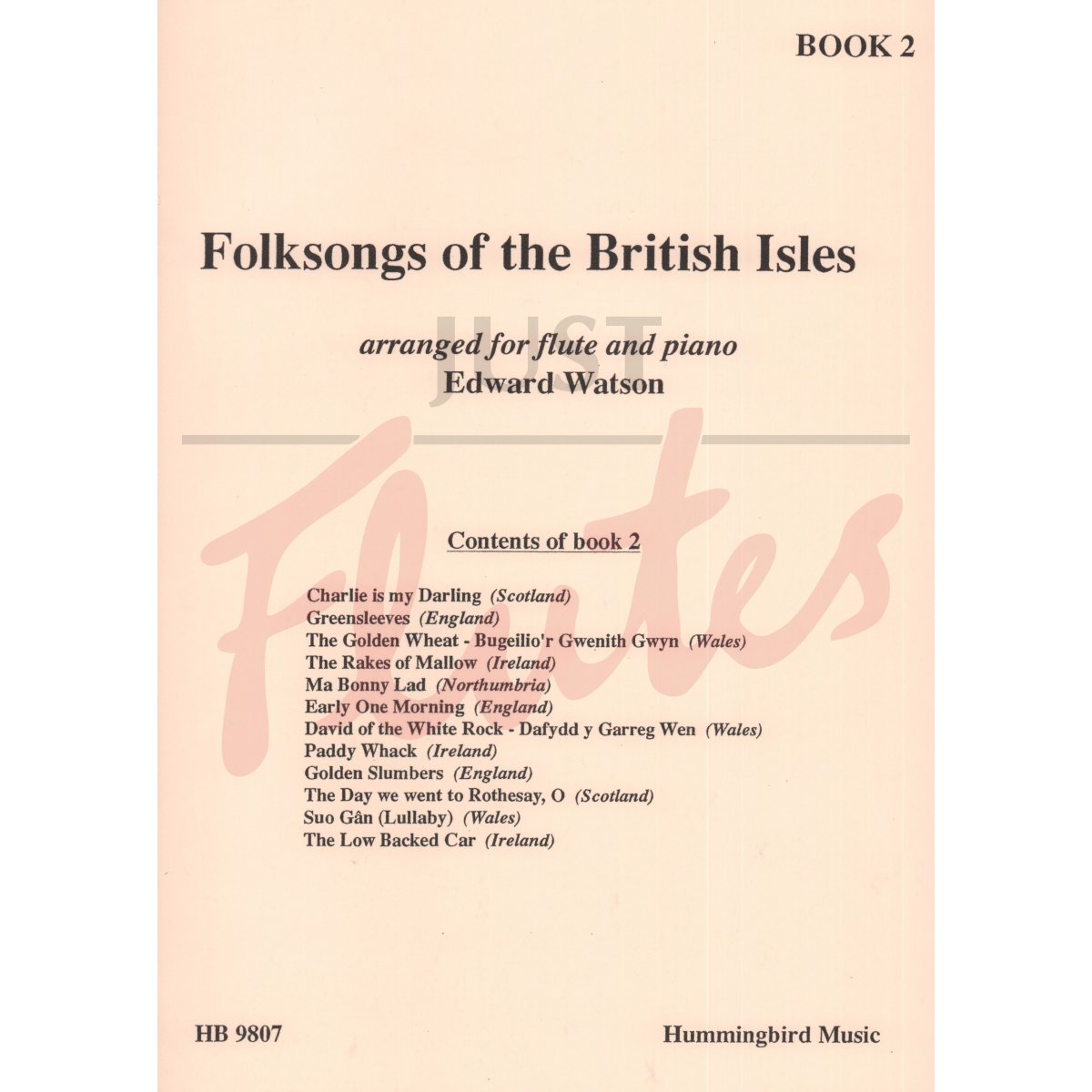 Folksongs Of The British Isles, Book 2 for Flute and Piano