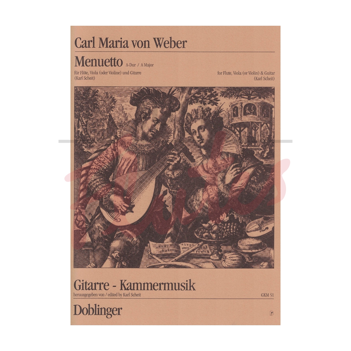 Carl Maria von Weber Minuetto in A major. Just Flutes