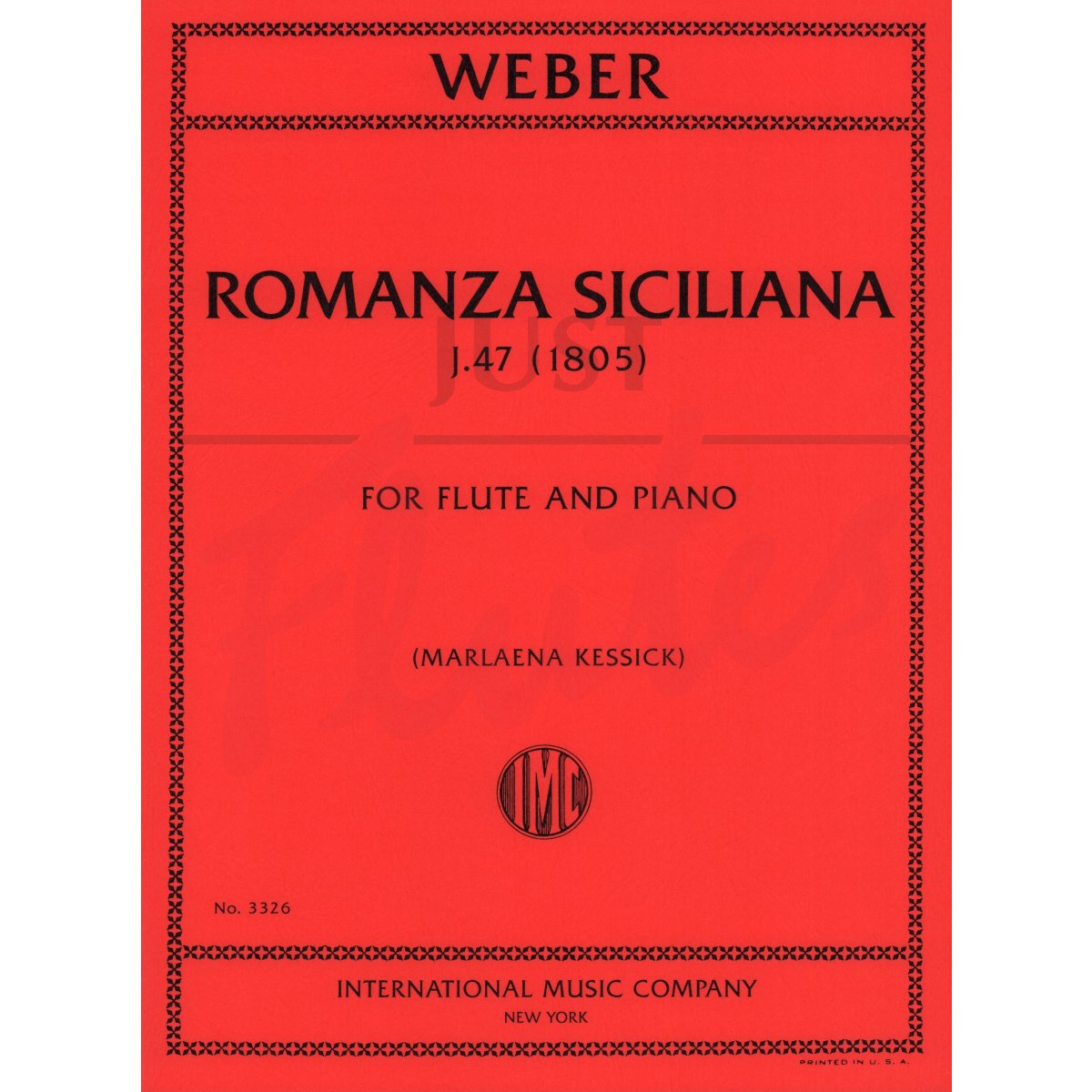 Romanza Siciliana for Flute and Piano
