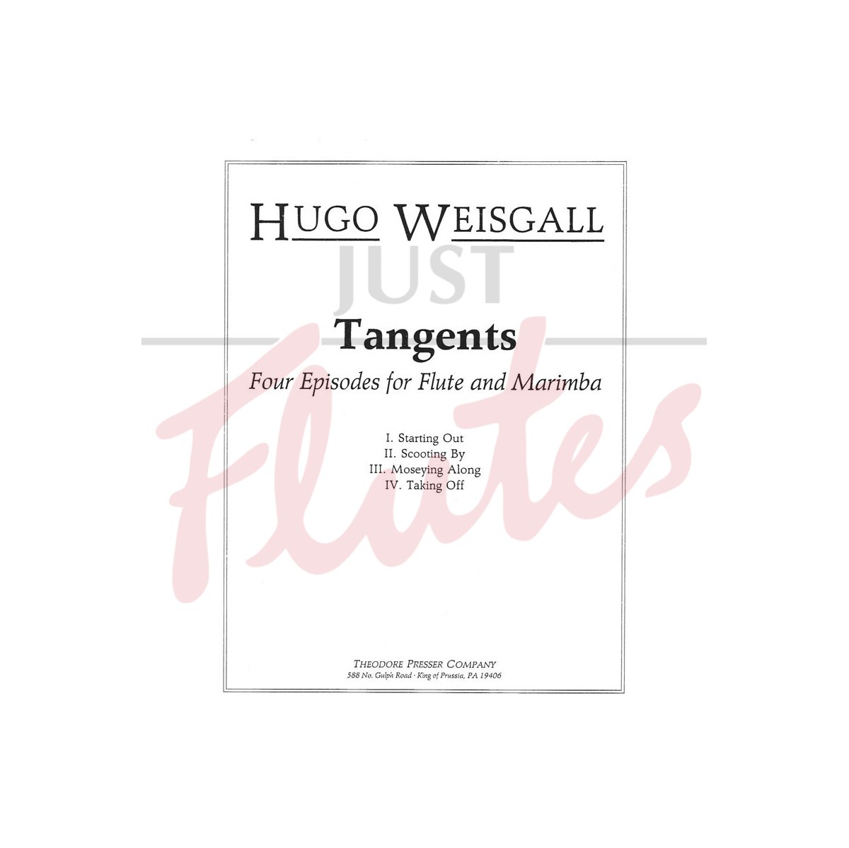 Tangents: Four Episodes for Flute and Marimba