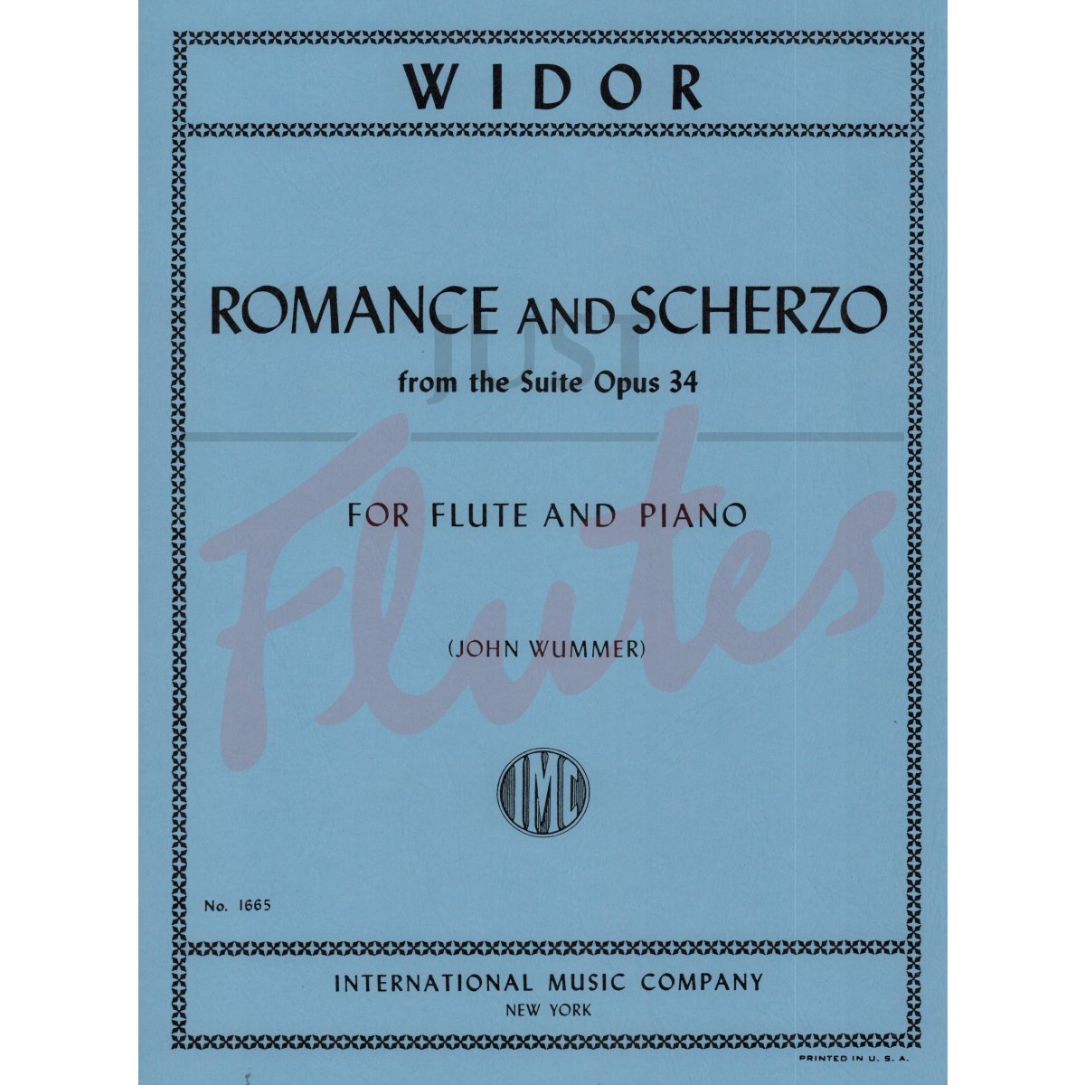 Romance and Scherzo from the Suite Op. 34 for Flute and Piano