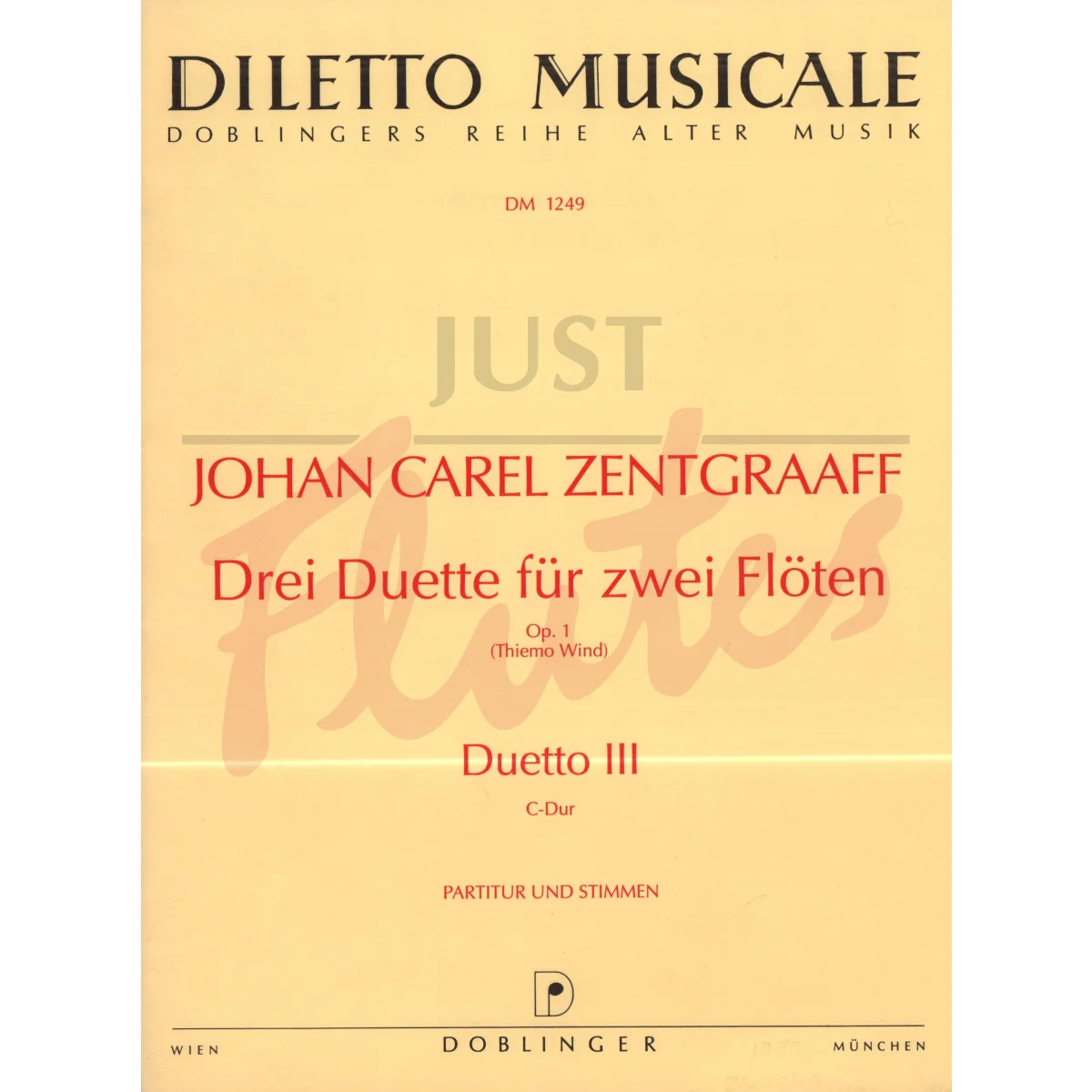 Three Duets for Two Flutes: No. 3 in C major