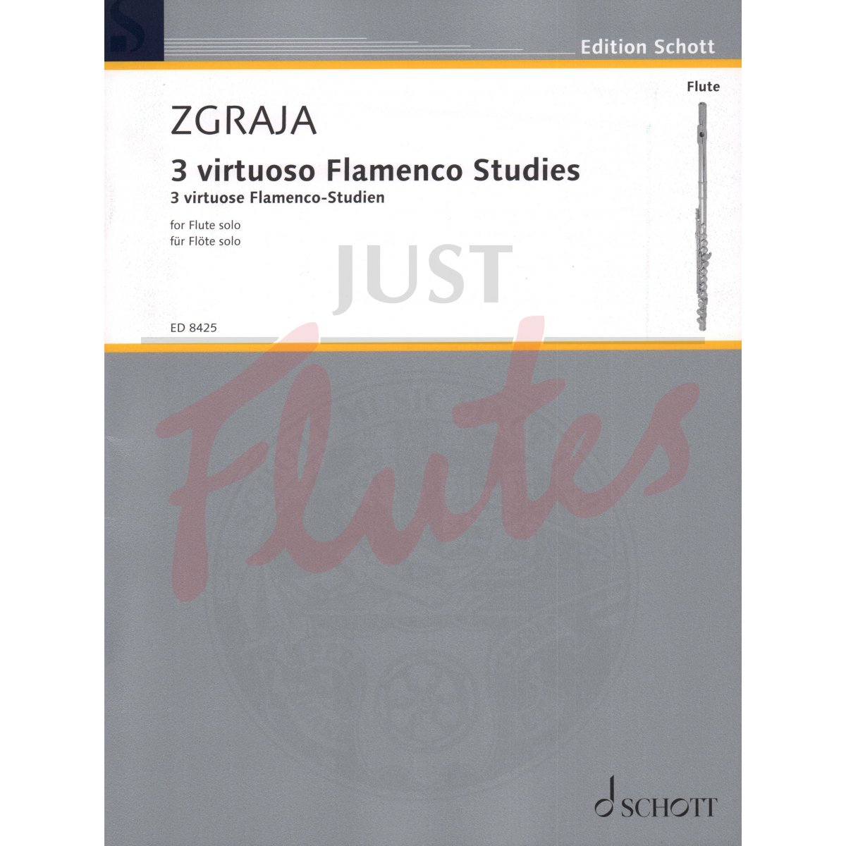 3 Virtuoso Flamenco Studies for Flute