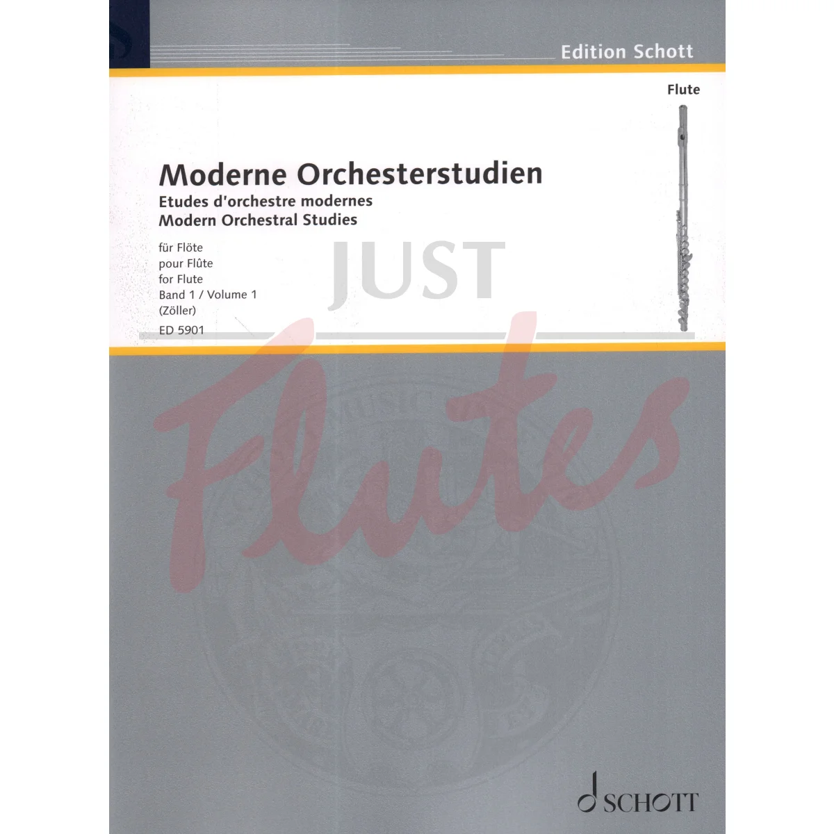 Modern Orchestral Studies for Flute, Vol 1