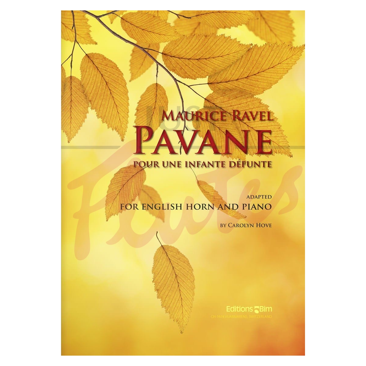 Pavane pour une infante défunte for English Horn and Piano