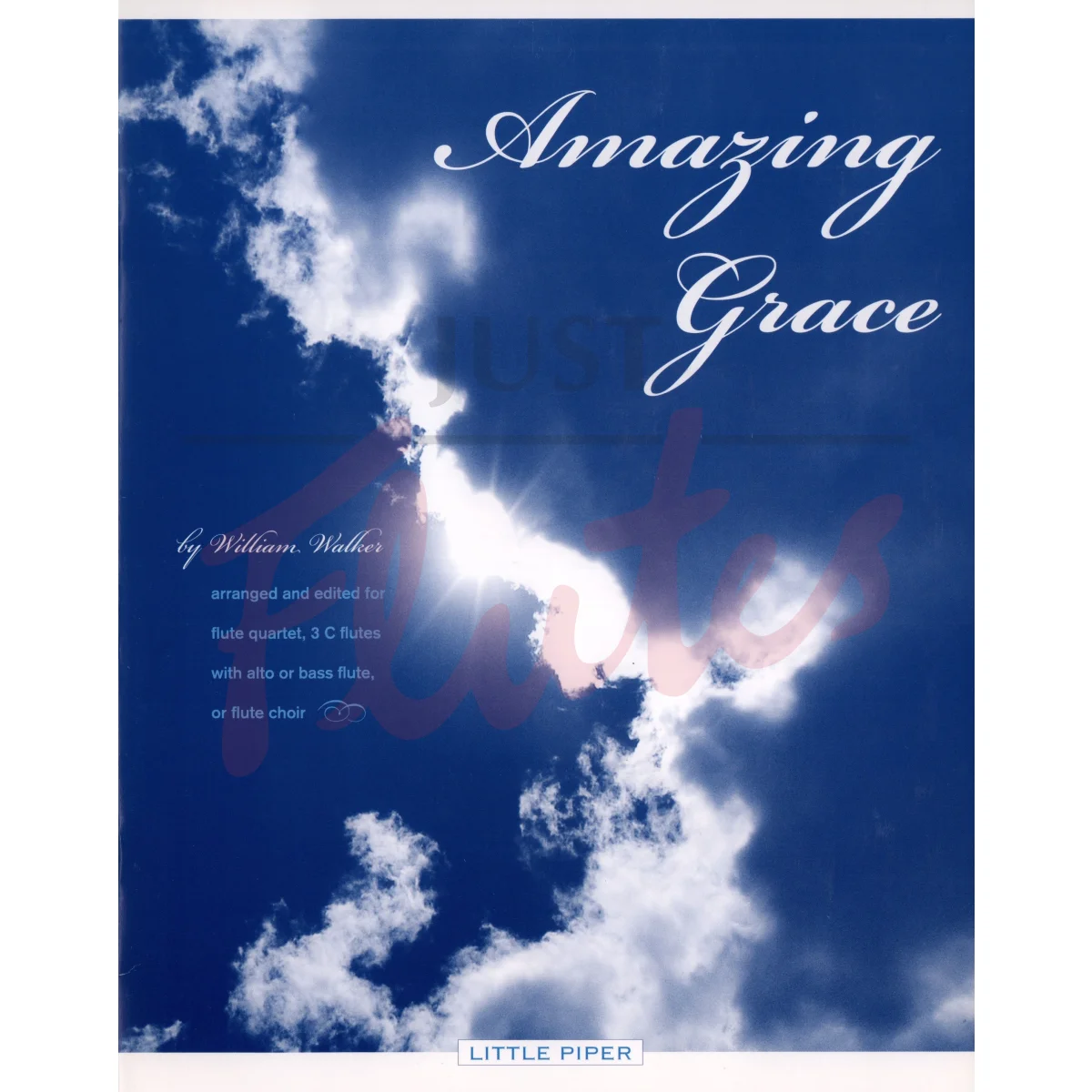 Amazing Grace for Four Flutes or Flute Choir