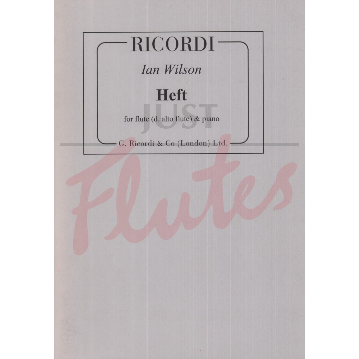 Heft for Flute and Piano