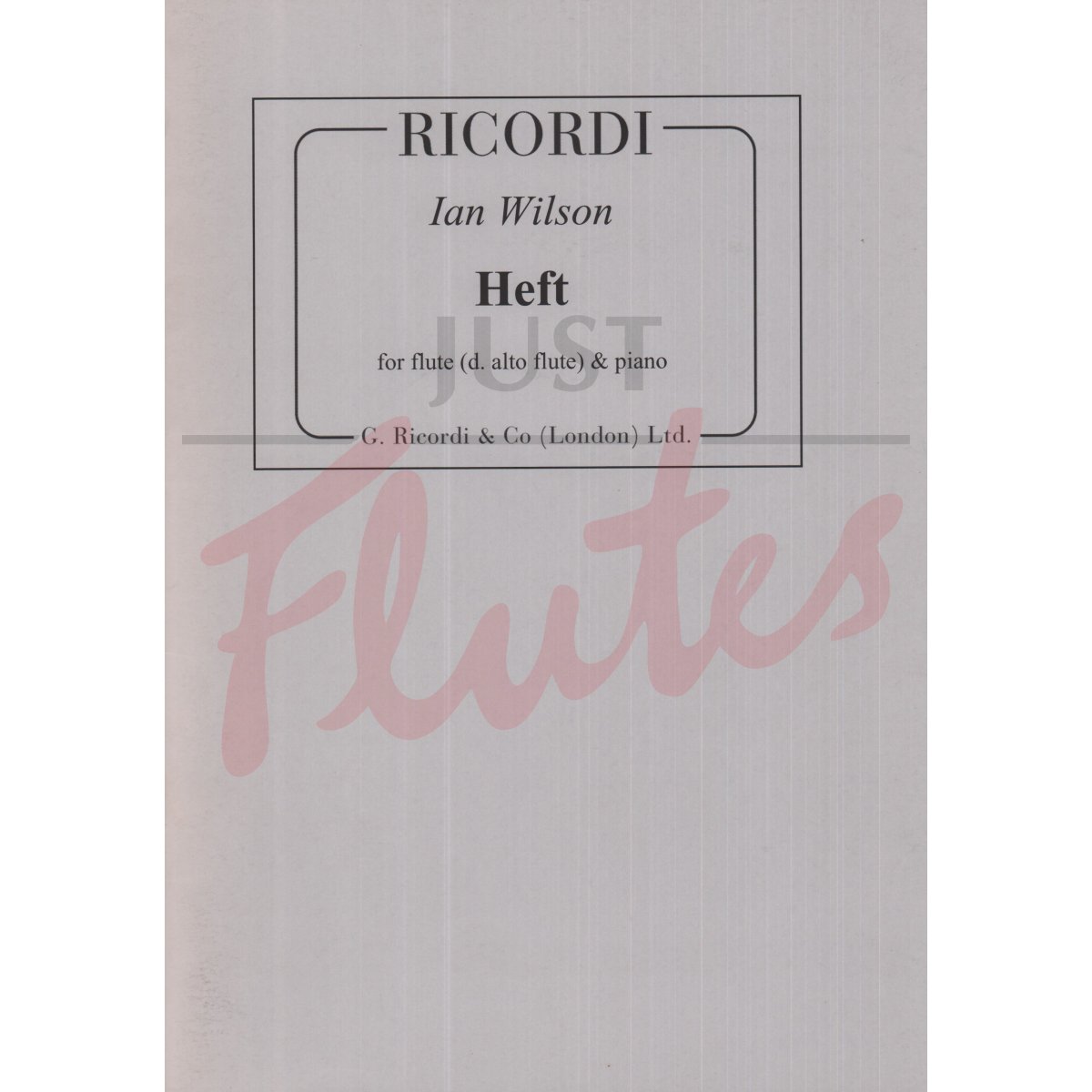 Heft for Flute and Piano