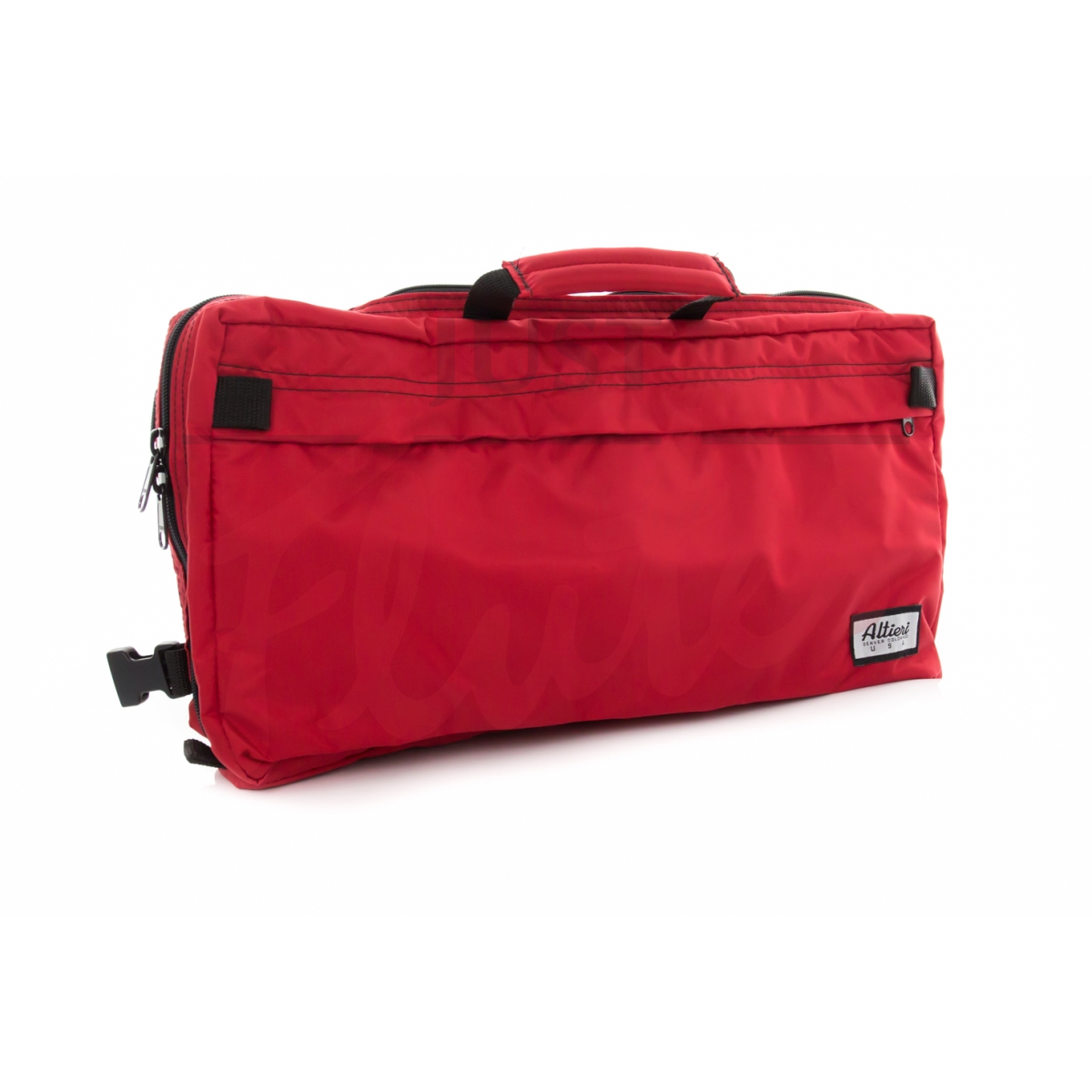 Altieri FLLX-TV-RD Traveller-Compact Backpack for Flute & Piccolo, Red