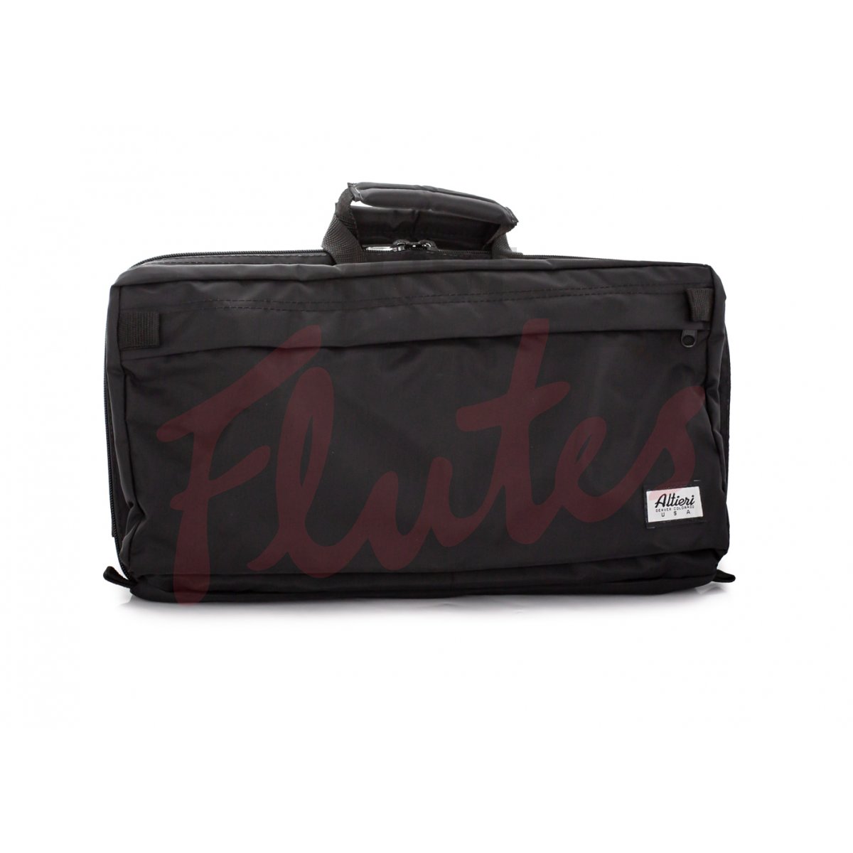 Altieri FLTV-CP-BK Traveller-Compact Backpack for Flute & Piccolo, Black
