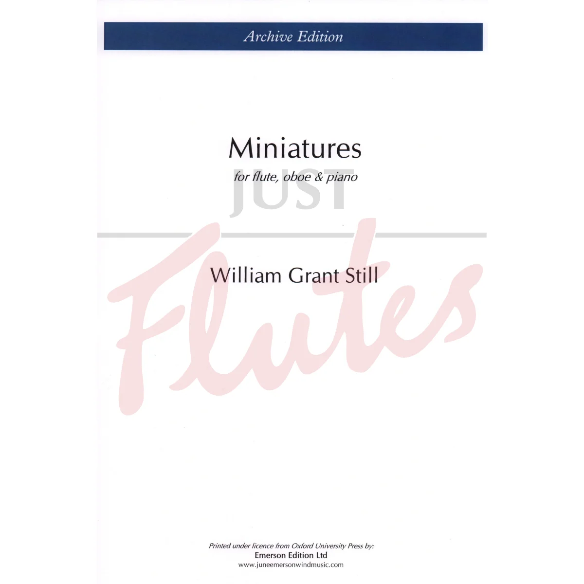 Miniatures for Flute, Oboe and Piano