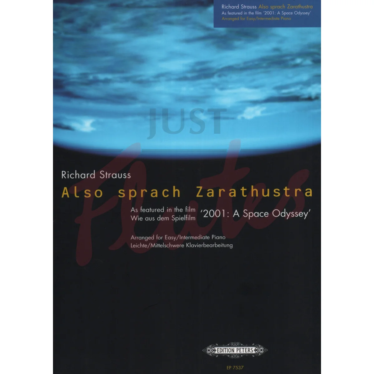 Also sprach Zarathustra for Easy/Intermediate Piano