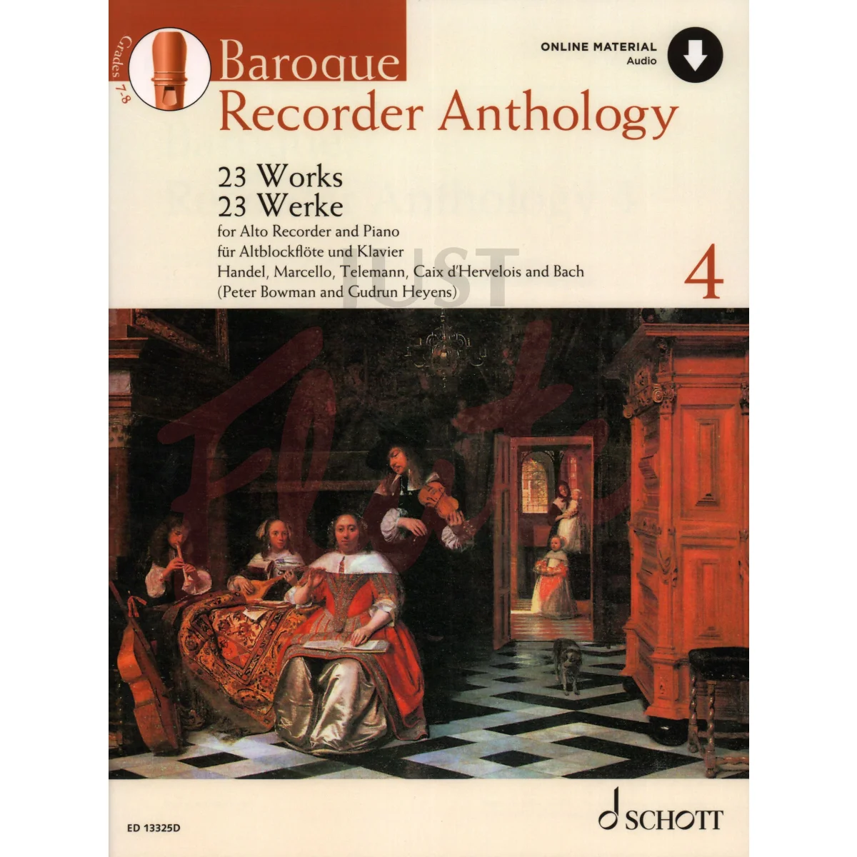 Baroque Recorder Anthology for Treble Recorder and Piano