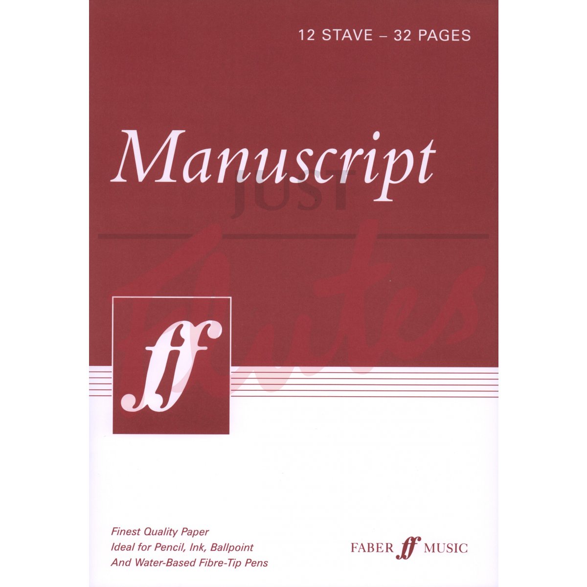 Manuscript Pad - 12-Stave A4, 32 Pages