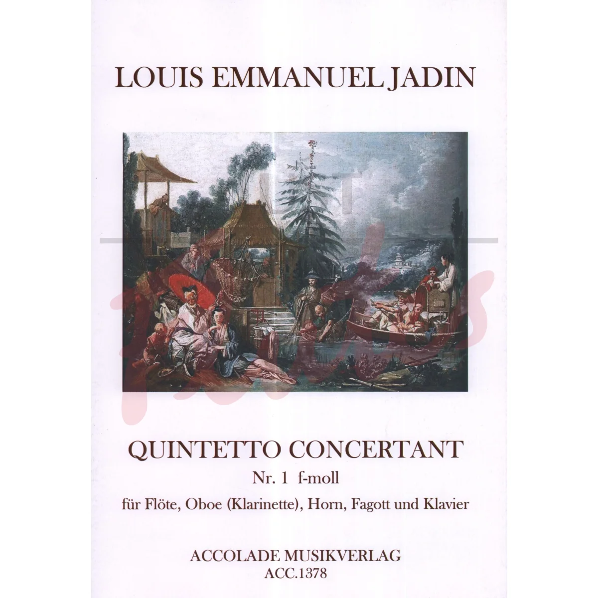 Quintetto Concertant No.1 in F minor for Flute, Oboe/Clarinet, Horn, Bassoon and Piano