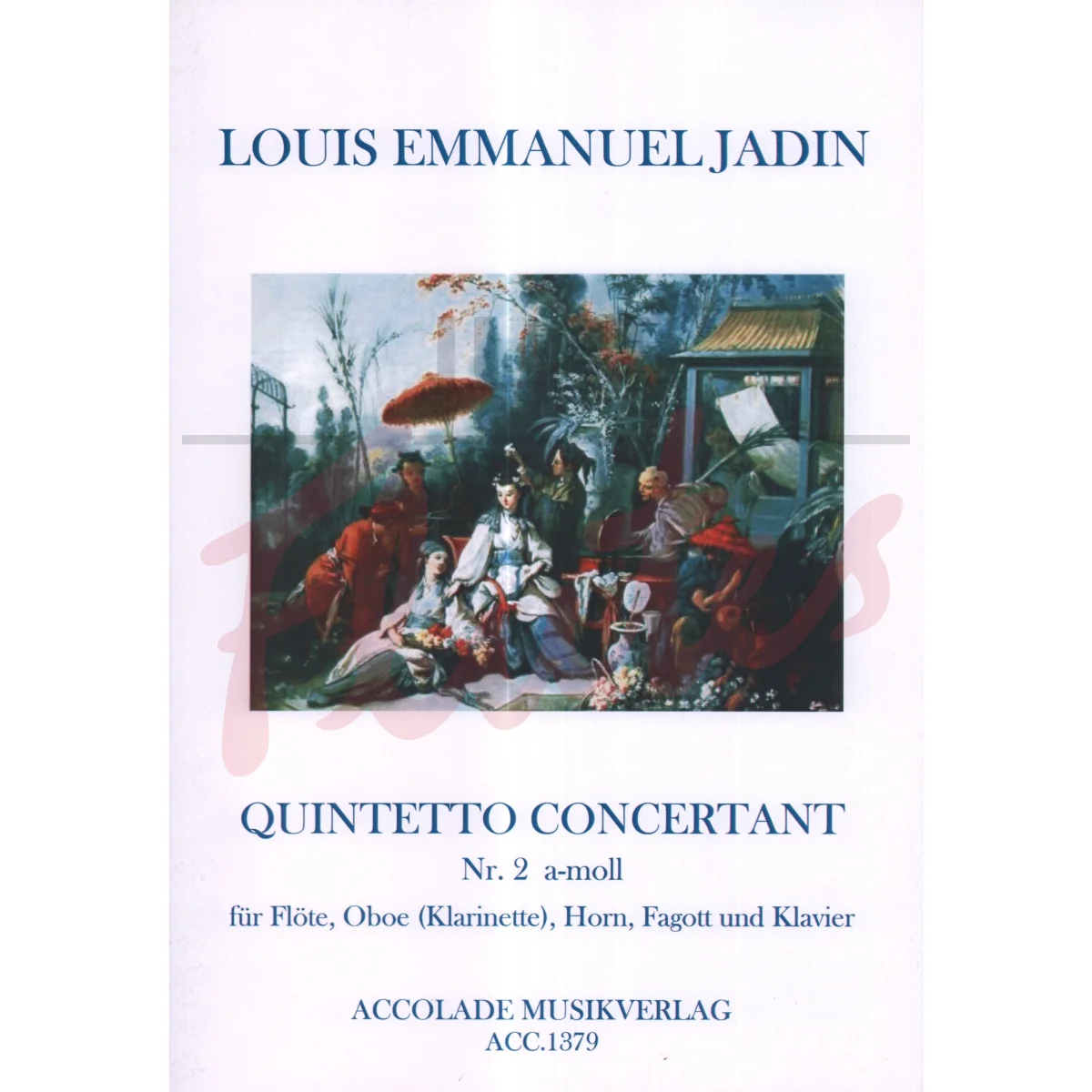 Quintetto Concertant No.2 in A minor for Flute, Oboe/Clarinet, Horn, Bassoon and Piano