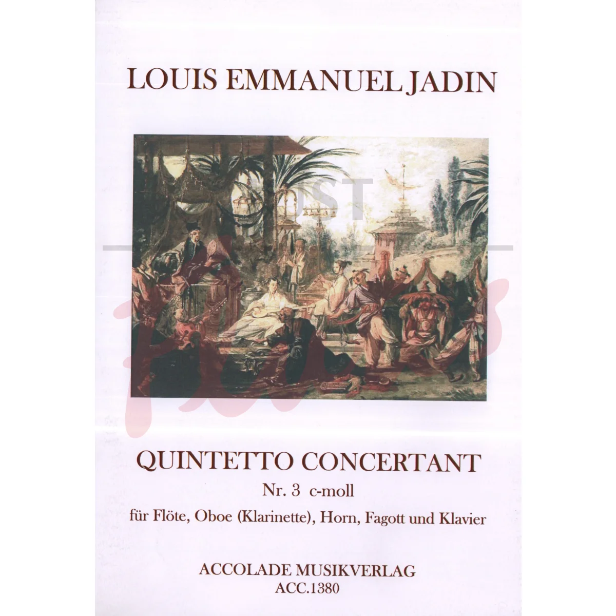 Quintetto Concertant No.3 in C minor for Flute, Oboe/Clarinet, Horn, Bassoon and Piano