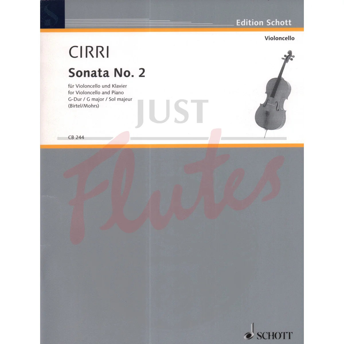 Sonata No 2 for Cello and Piano