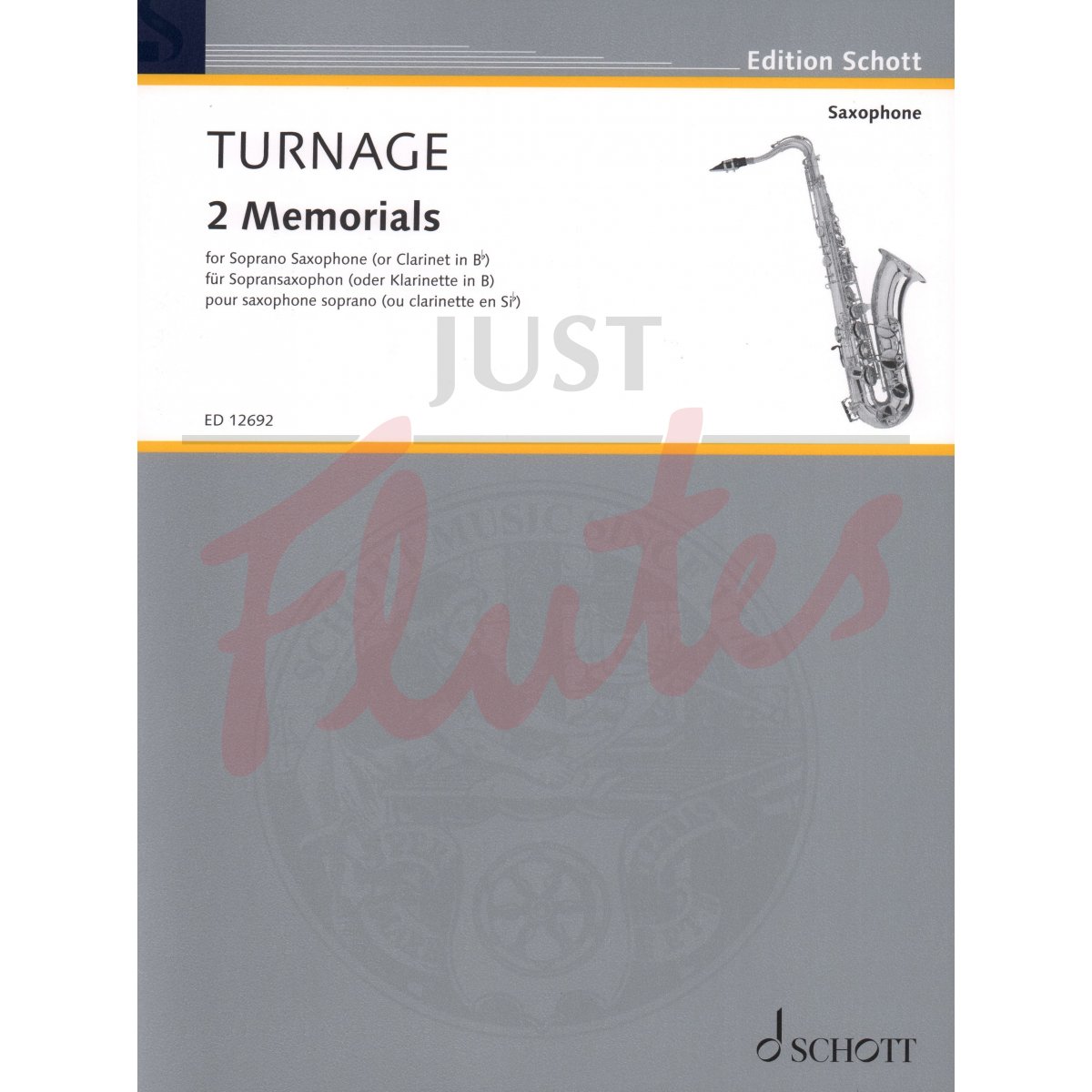 2 Memorials for Soprano Saxophone