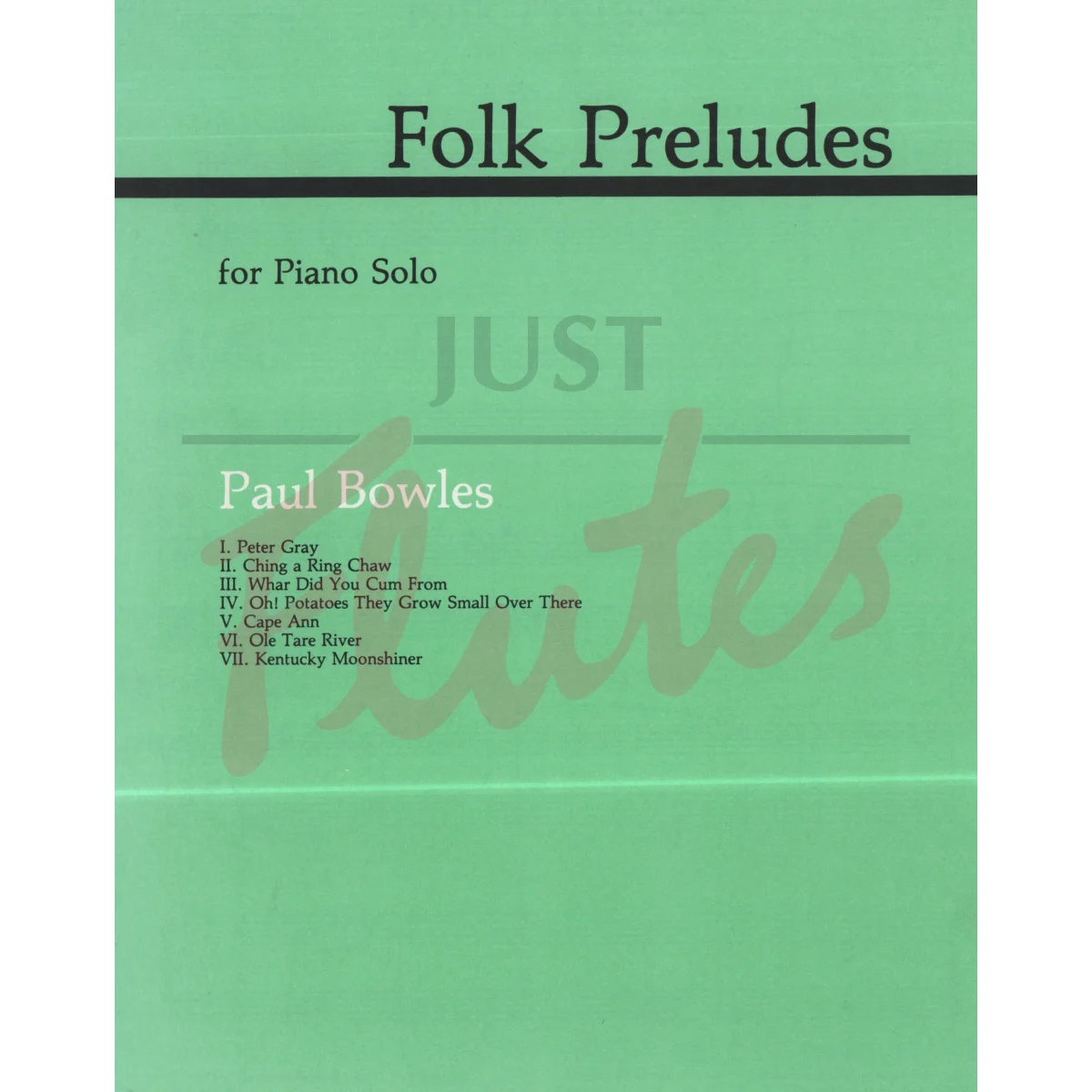 Folk Preludes for Piano