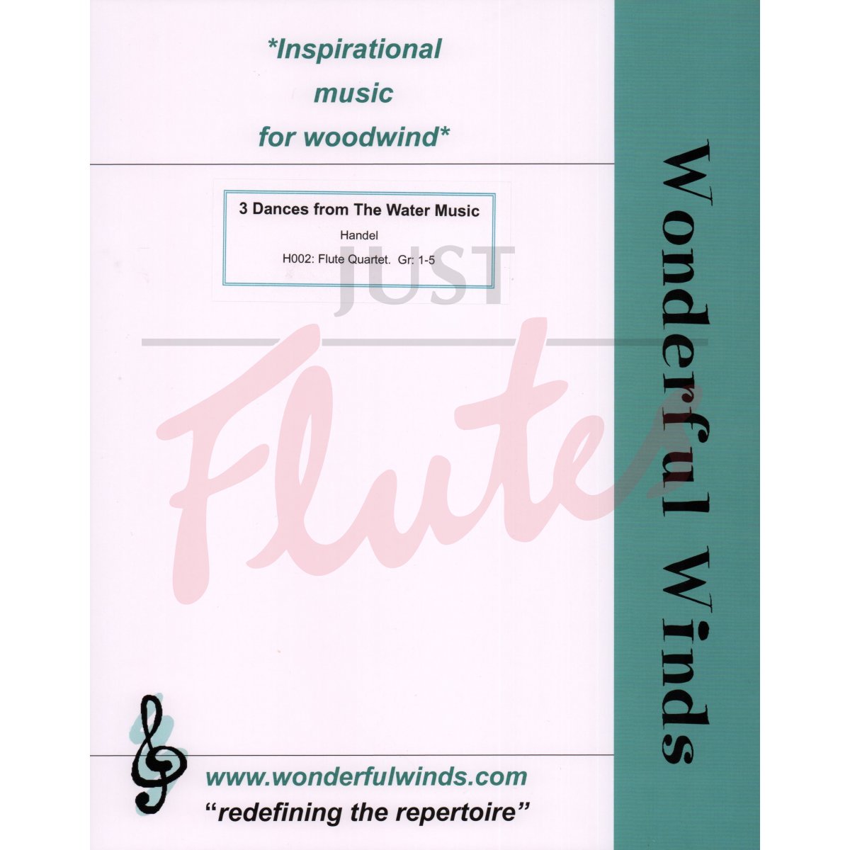 3 Dances from The Water Music for Flute Quartet