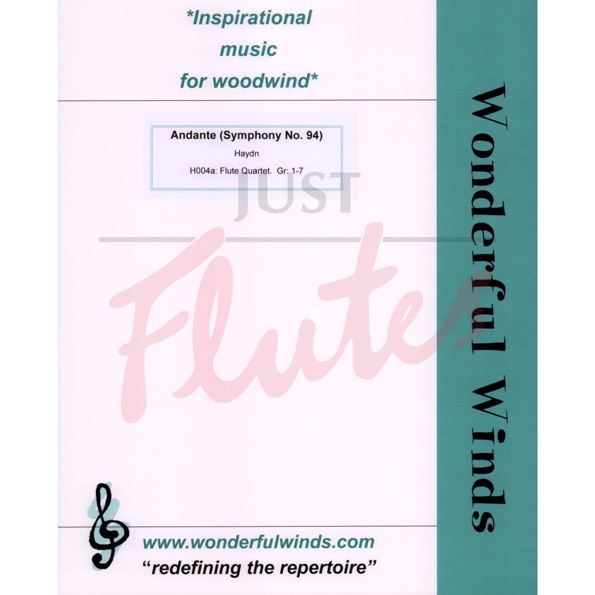 Andante from Symphony No. 94 &quot;Surprise&quot; for Flute Quartet