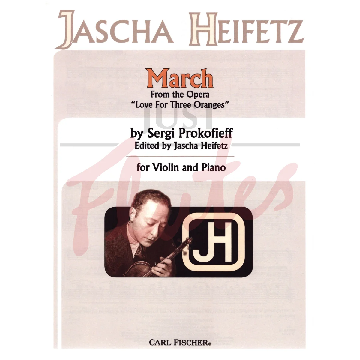 March from the Opera &quot;Love for Three Oranges&quot; for Violin and Piano