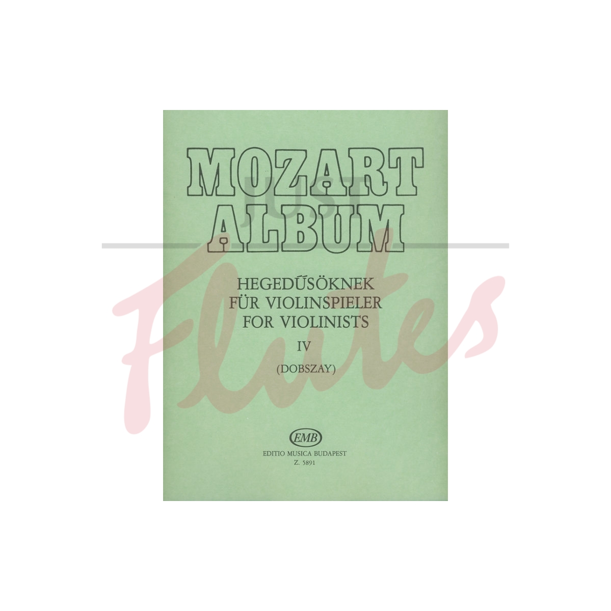 Mozart Album for Violinists, Vol 4