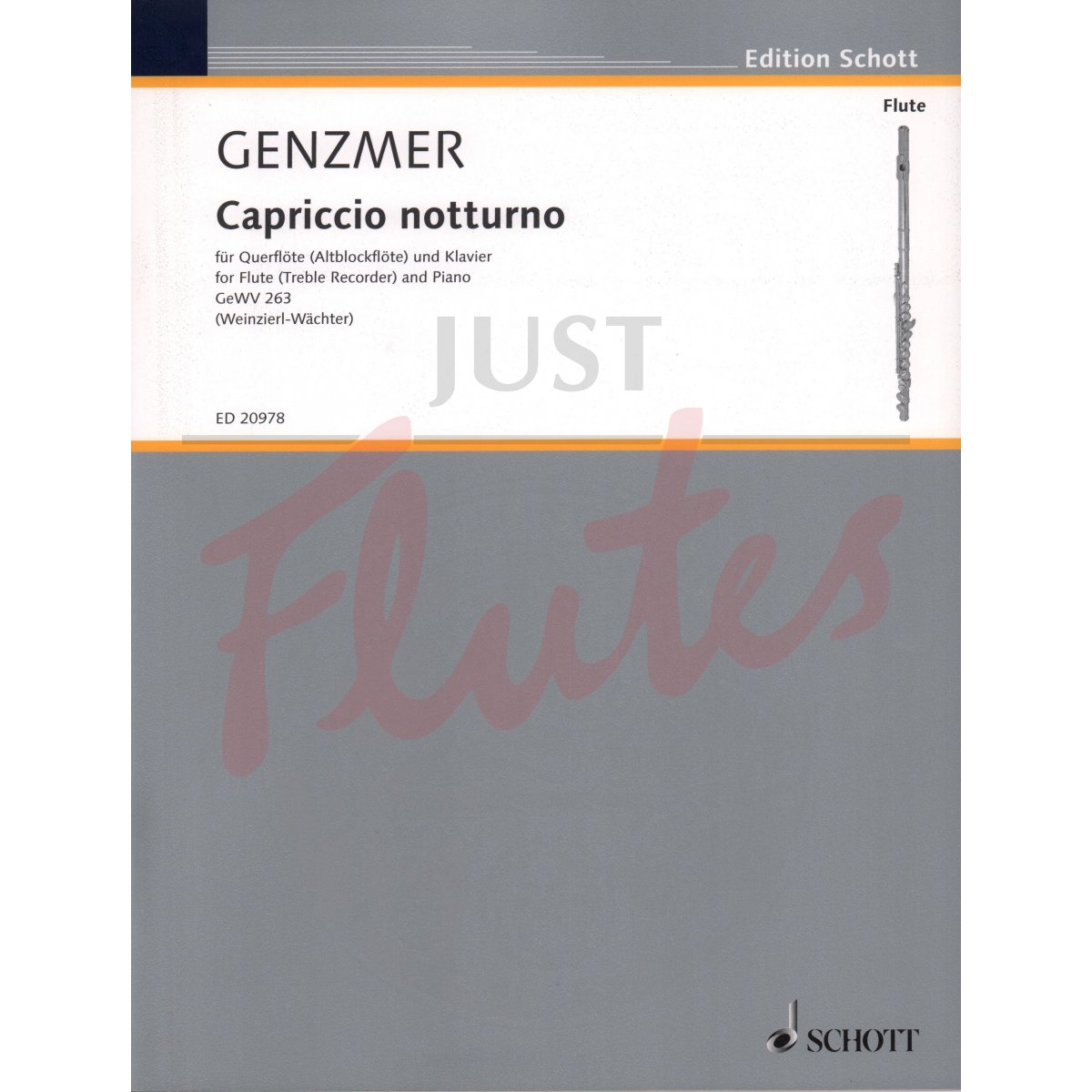 Capriccio Notturno for Flute/Treble Recorder and Piano