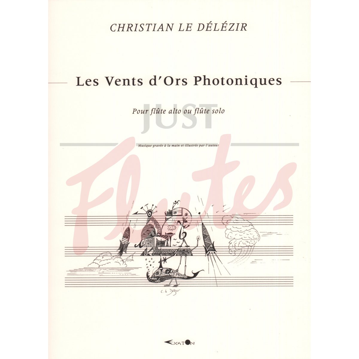 Les Vents d'Ors Photoniques for Solo Alto Flute or Flute