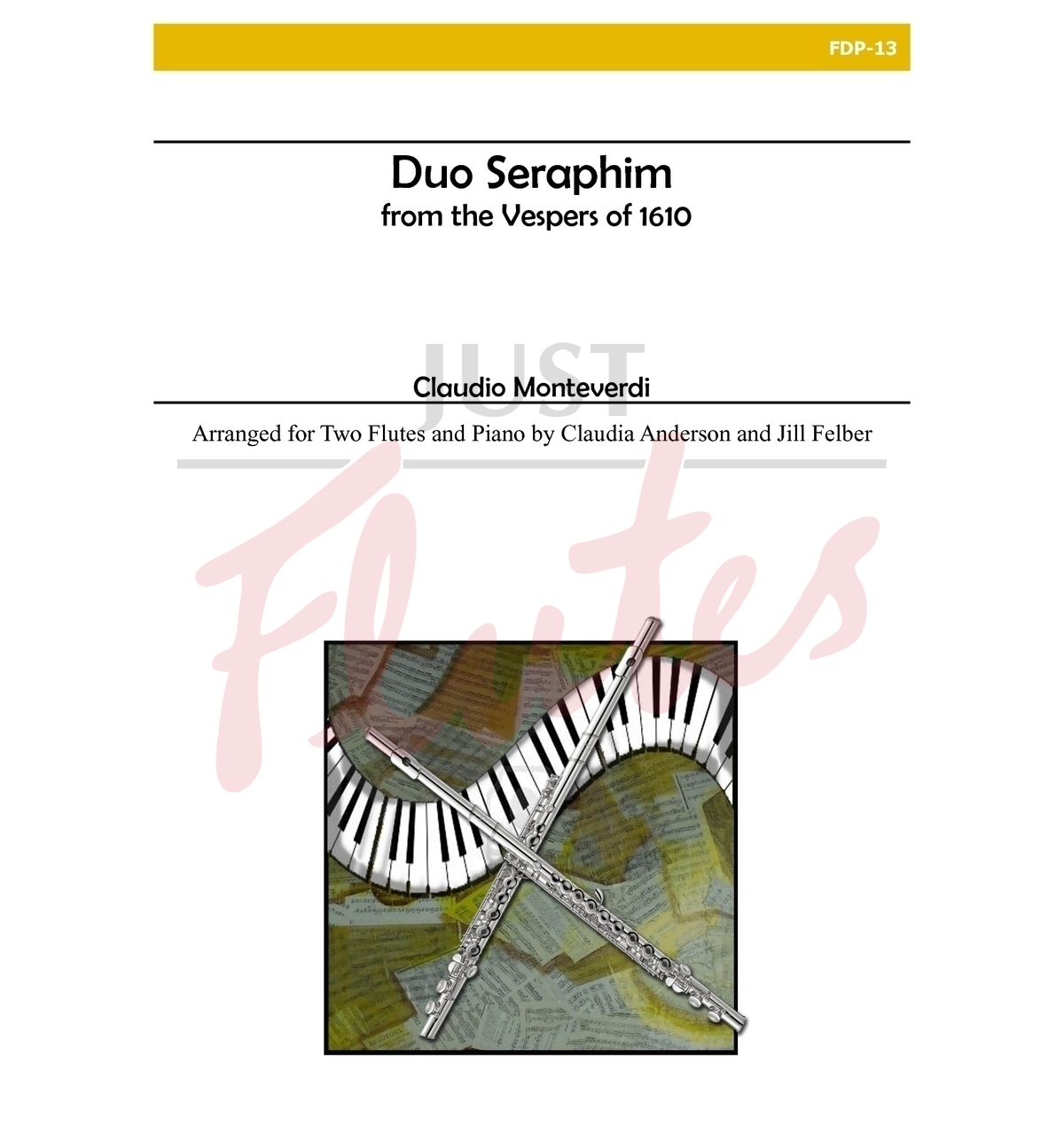 Duo Seraphim from the Vespers of 1610 for Two Flutes and Piano