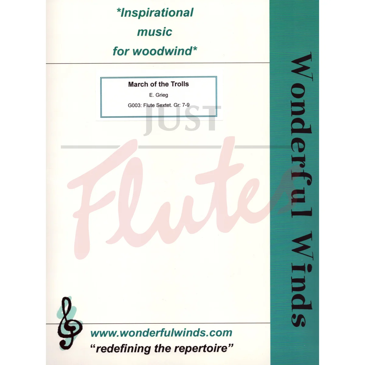 March of the Trolls from Lyric Pieces for Flute Sextet