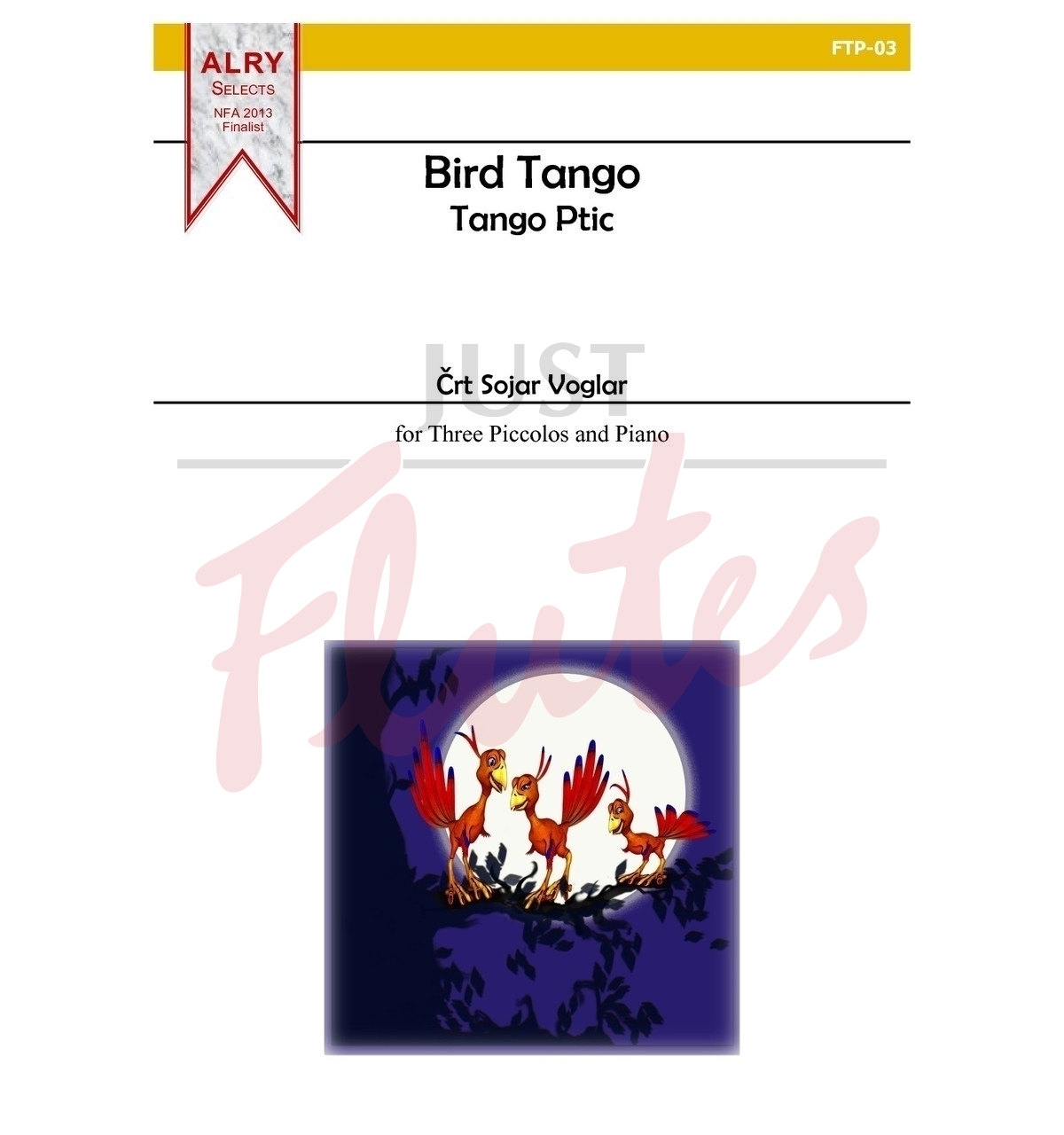 Bird Tango for Three Piccolos and Piano