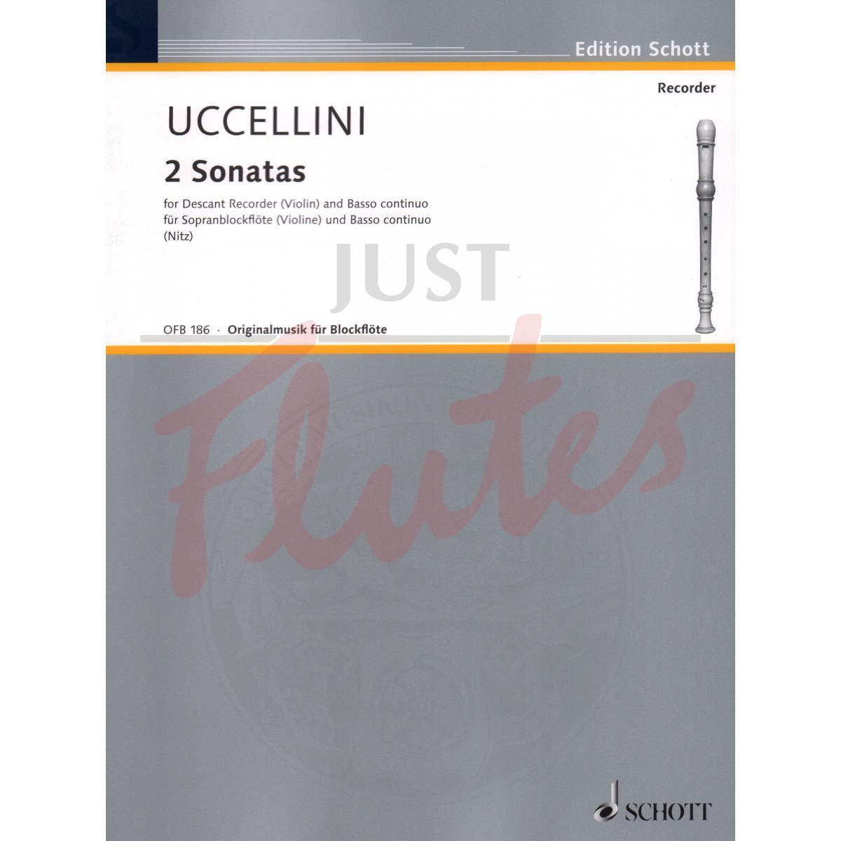 2 Sonatas for Descant Recorder/Violin and Basso Continuo