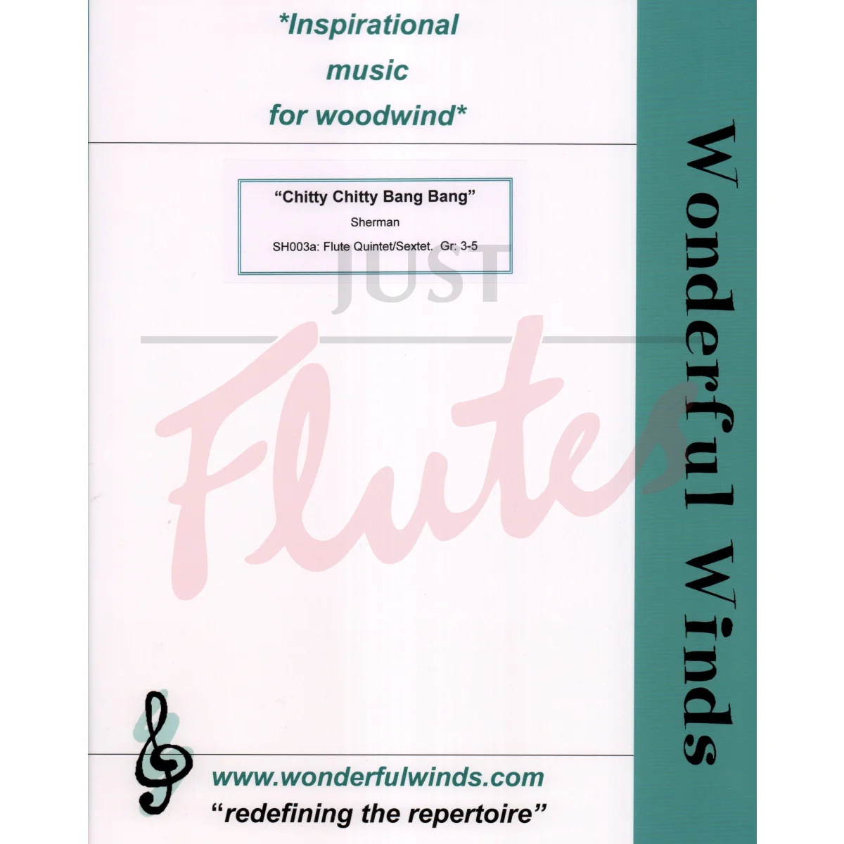Chitty Chitty Bang Bang for 5 or 6 Flutes