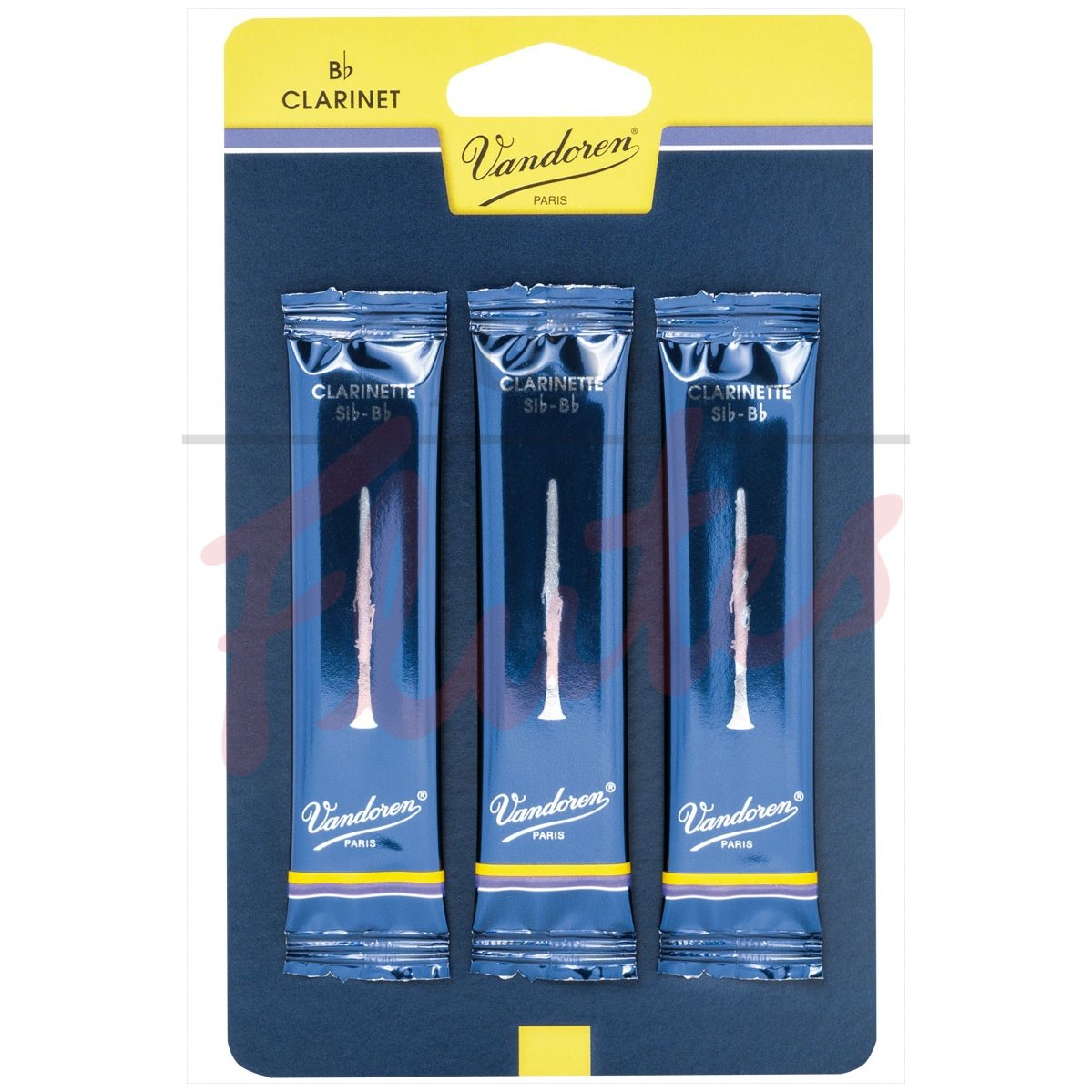 Vandoren CR1025/3 Traditional Bb Clarinet Reeds Strength 2.5, 3-Pack