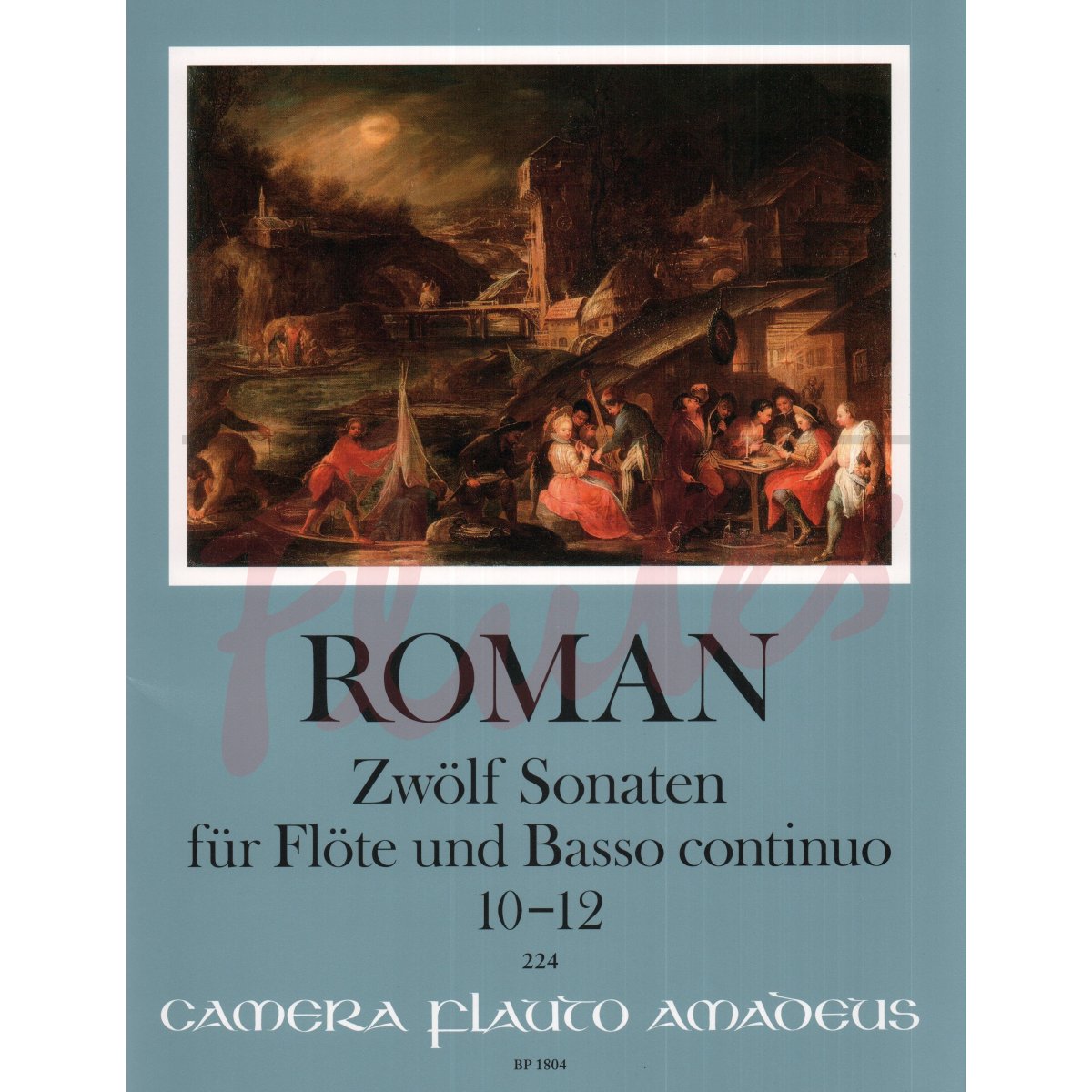 12 Sonatas Book 4: 10-12 for Flute and Basso Continuo