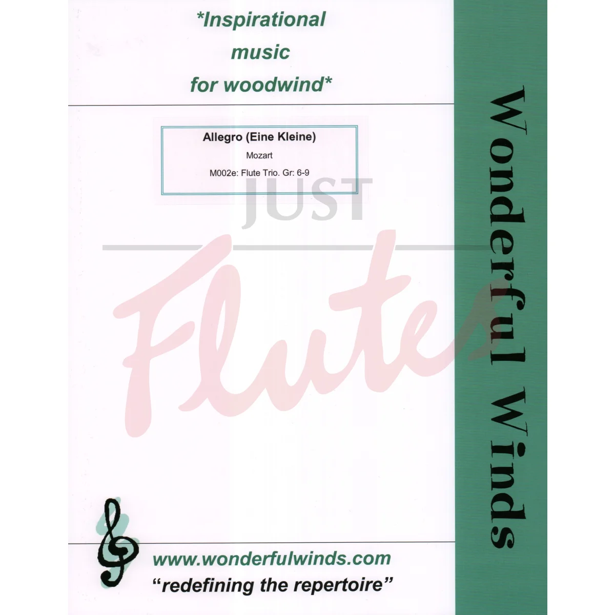 Allegro from Eine Kleine Nachtmusik for Three Flutes