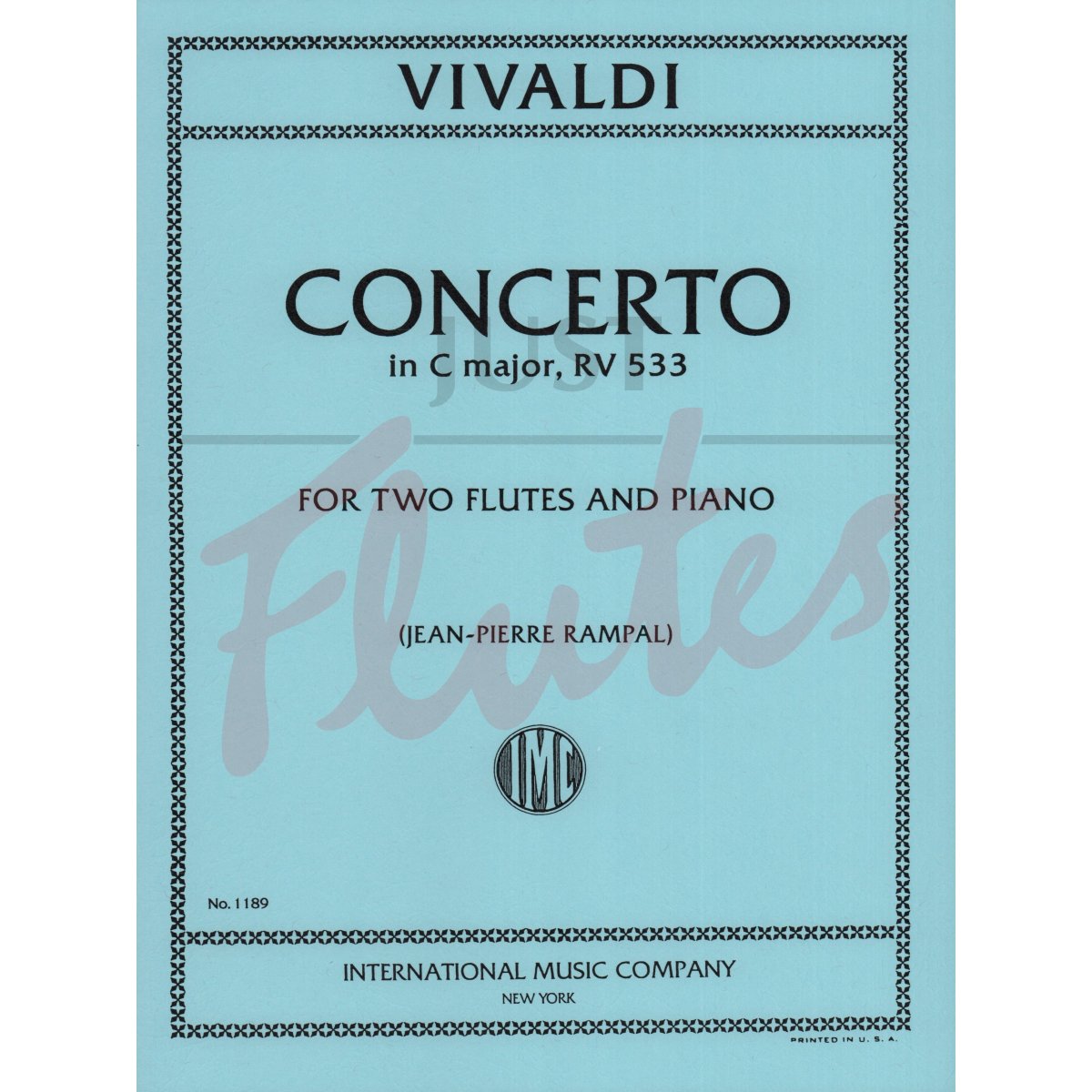 Concerto in C major for Two Flutes and Piano