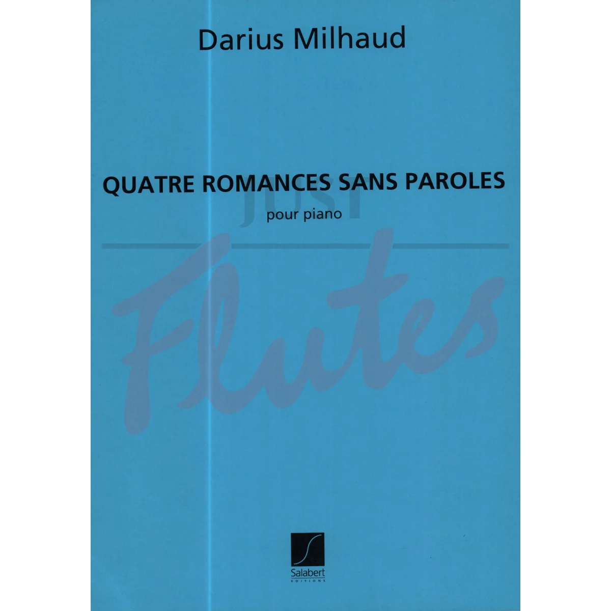 Quatre Romances sans Paroles for Piano