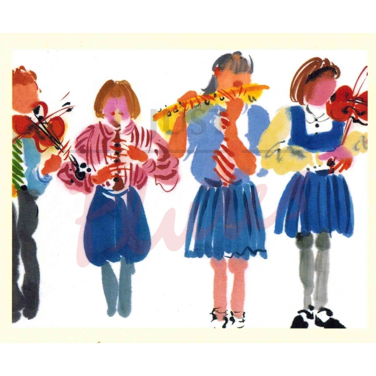 Mary Woodin &quot;School Concert&quot; Greetings Card