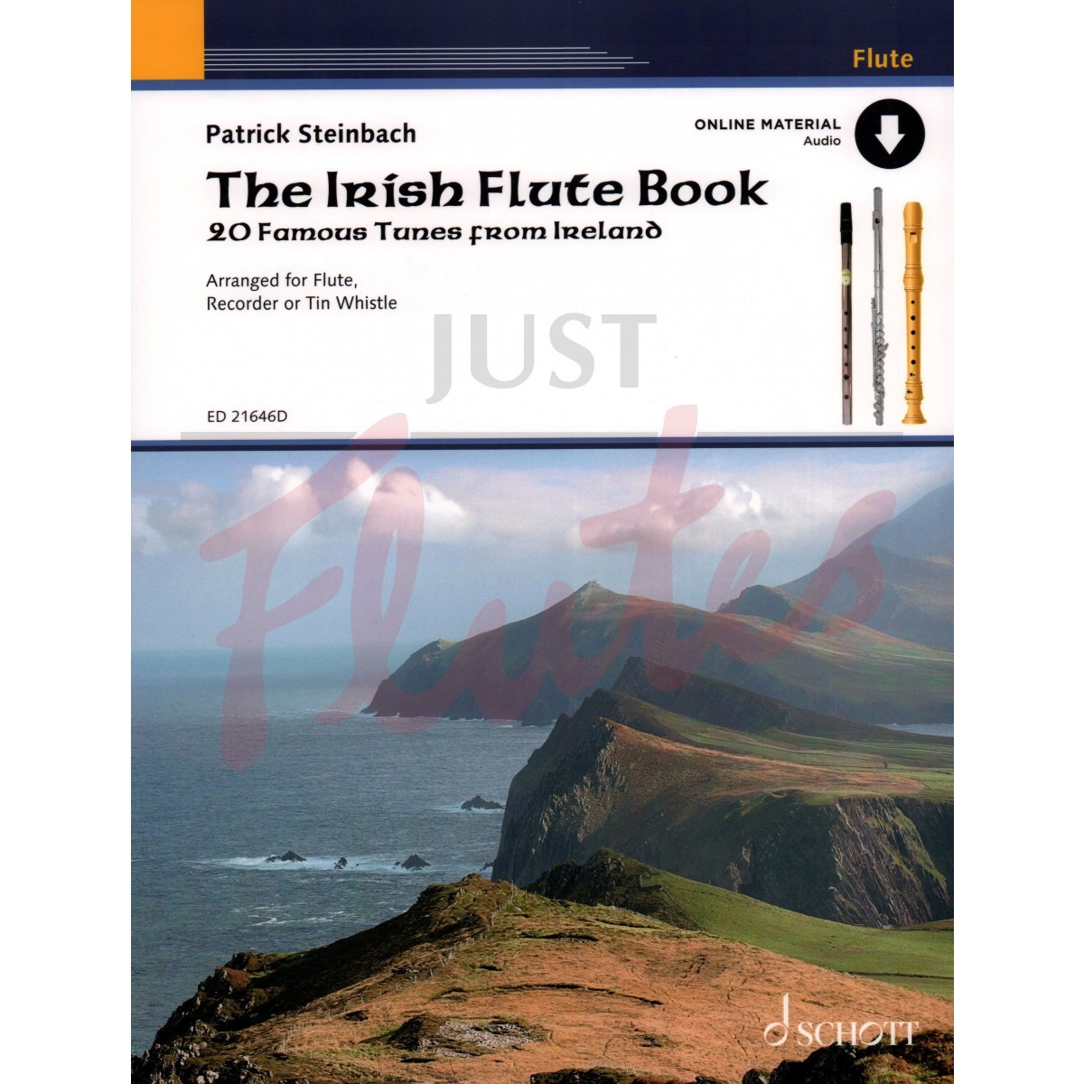 The Irish Flute Book for Flute, Recorder or Tin Whistle