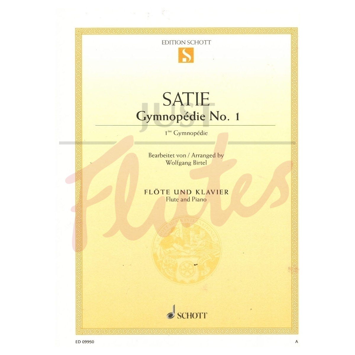 Gymnopédie No. 1 for Flute and Piano