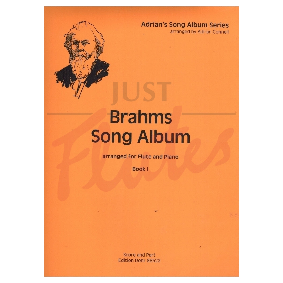 Brahms Song Album for Flute and Piano, Book 1