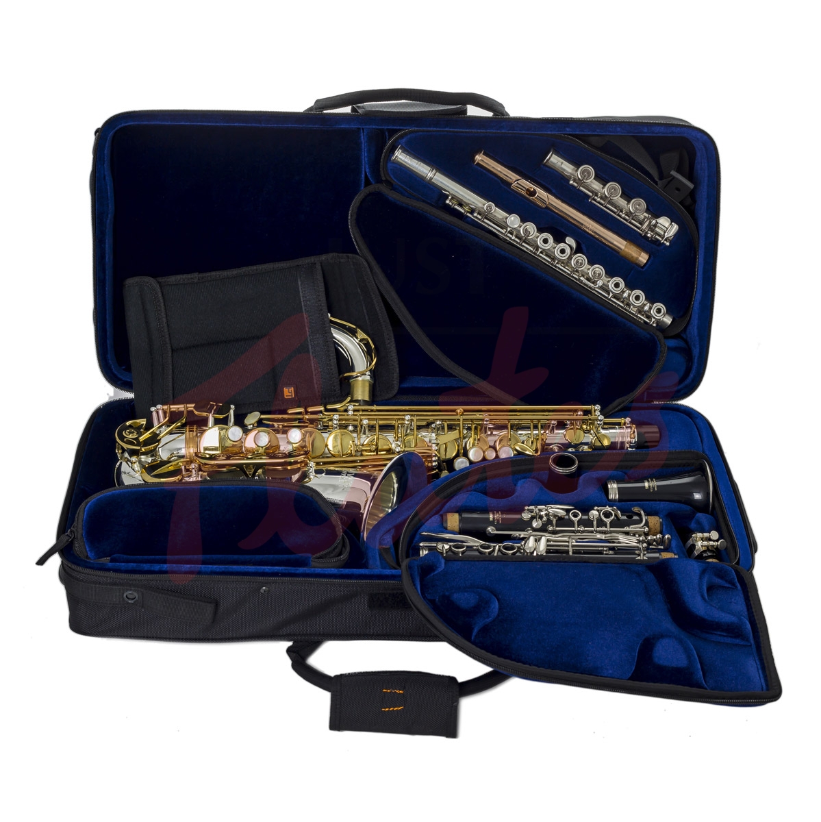 Protec PBTRIALT TriPac Case for Alto Saxophone, and Flute