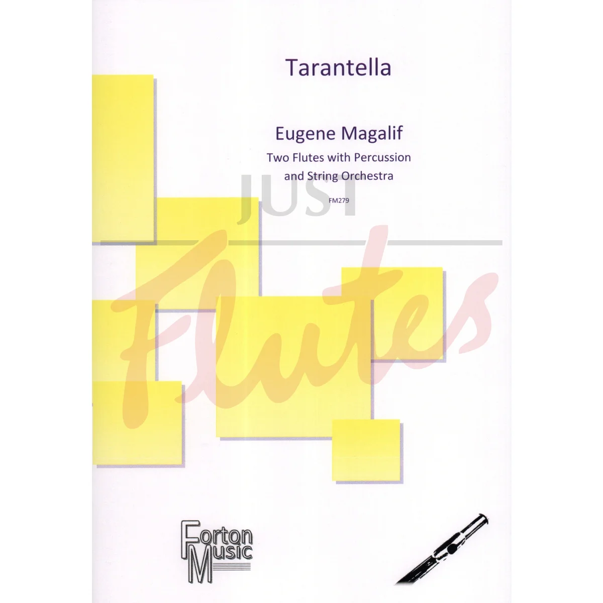 Tarantella for Two Flutes, Percussion and Strings