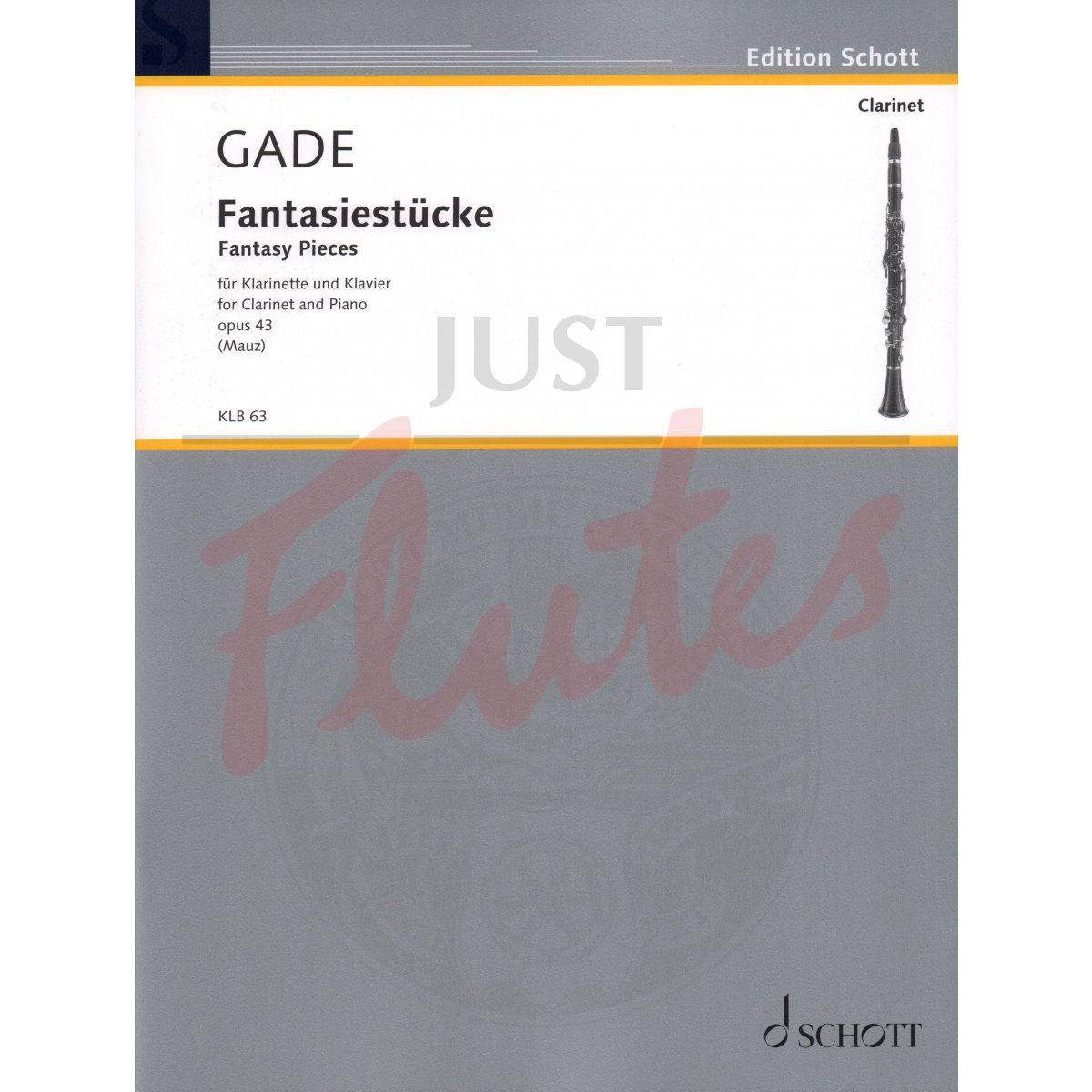 Fantasiestucke (Fantasy Pieces) for Clarinet and Piano